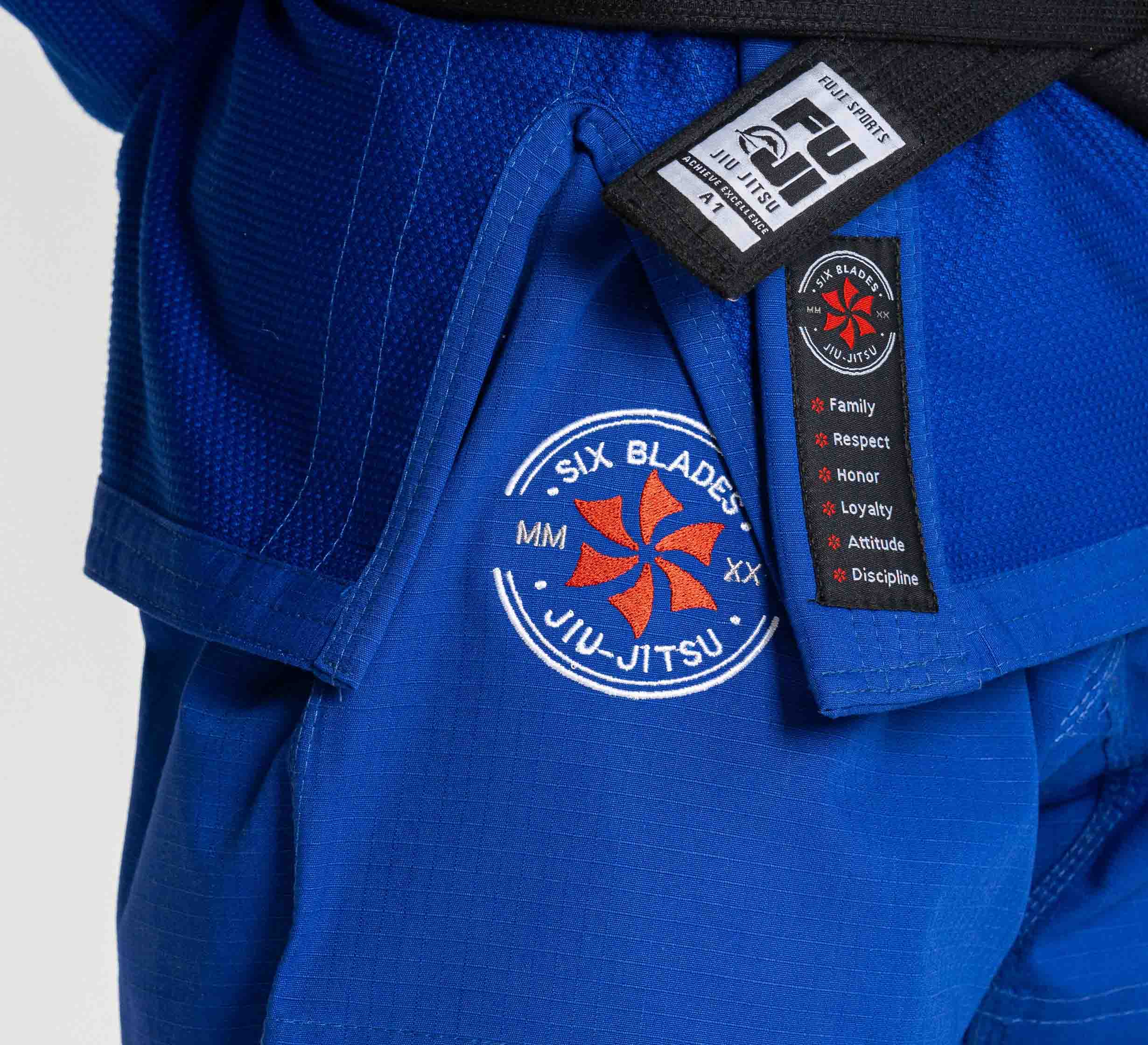 Six Blades Official Sekai BJJ Gi Blue