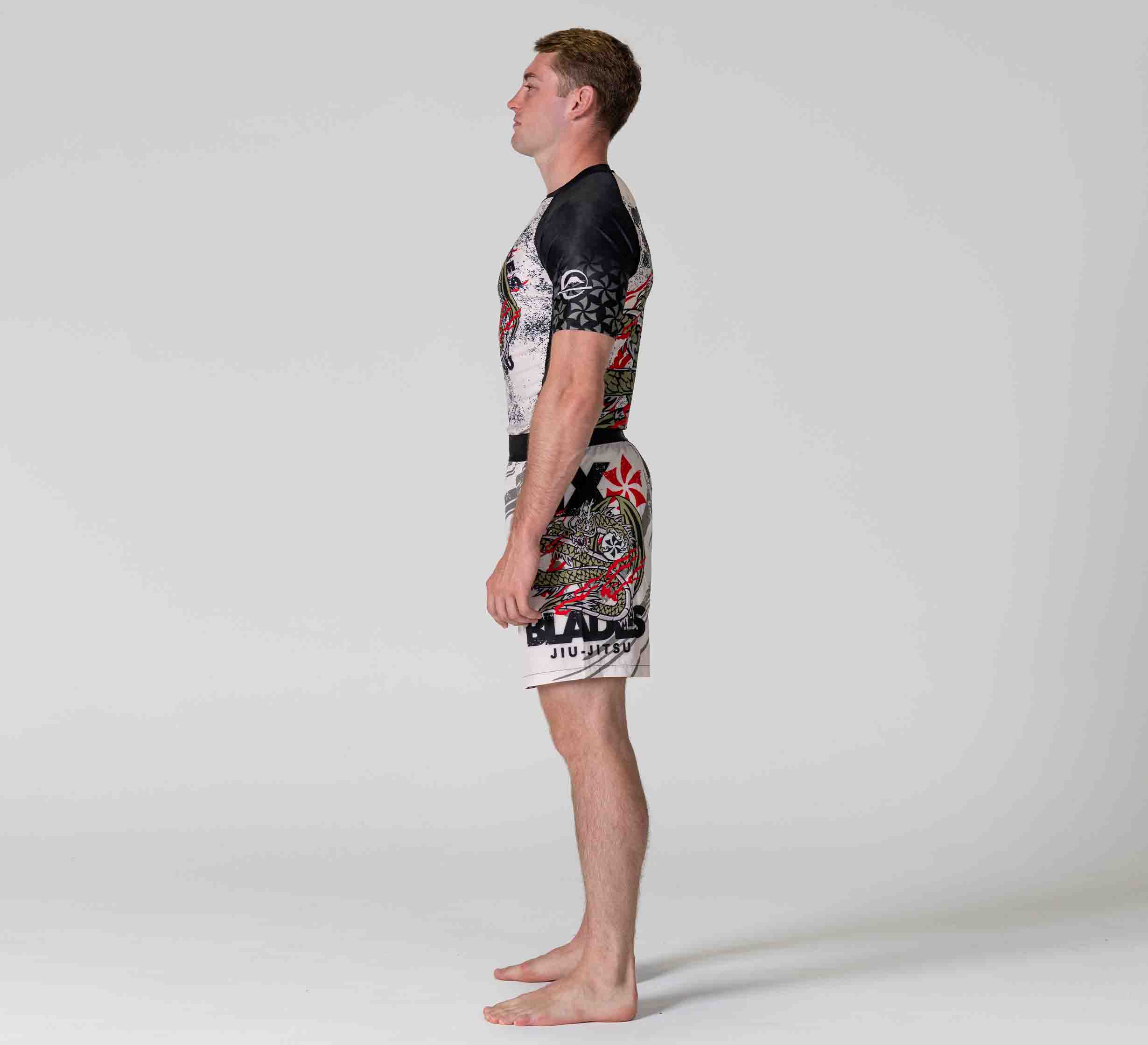 Six Blades Dragon Short Sleeve Flex Lite Rashguard