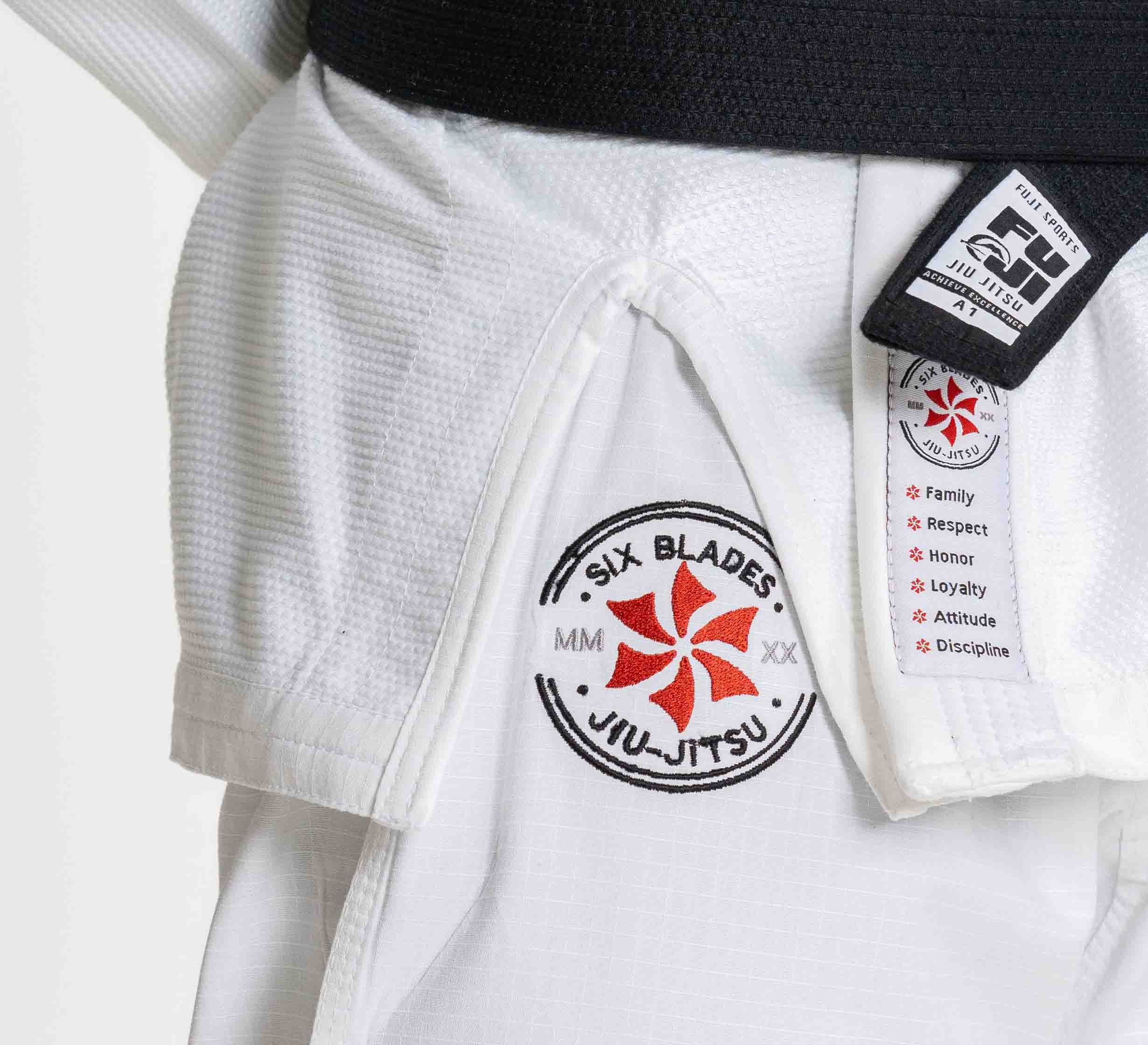 Six Blades Official Sekai BJJ Gi White