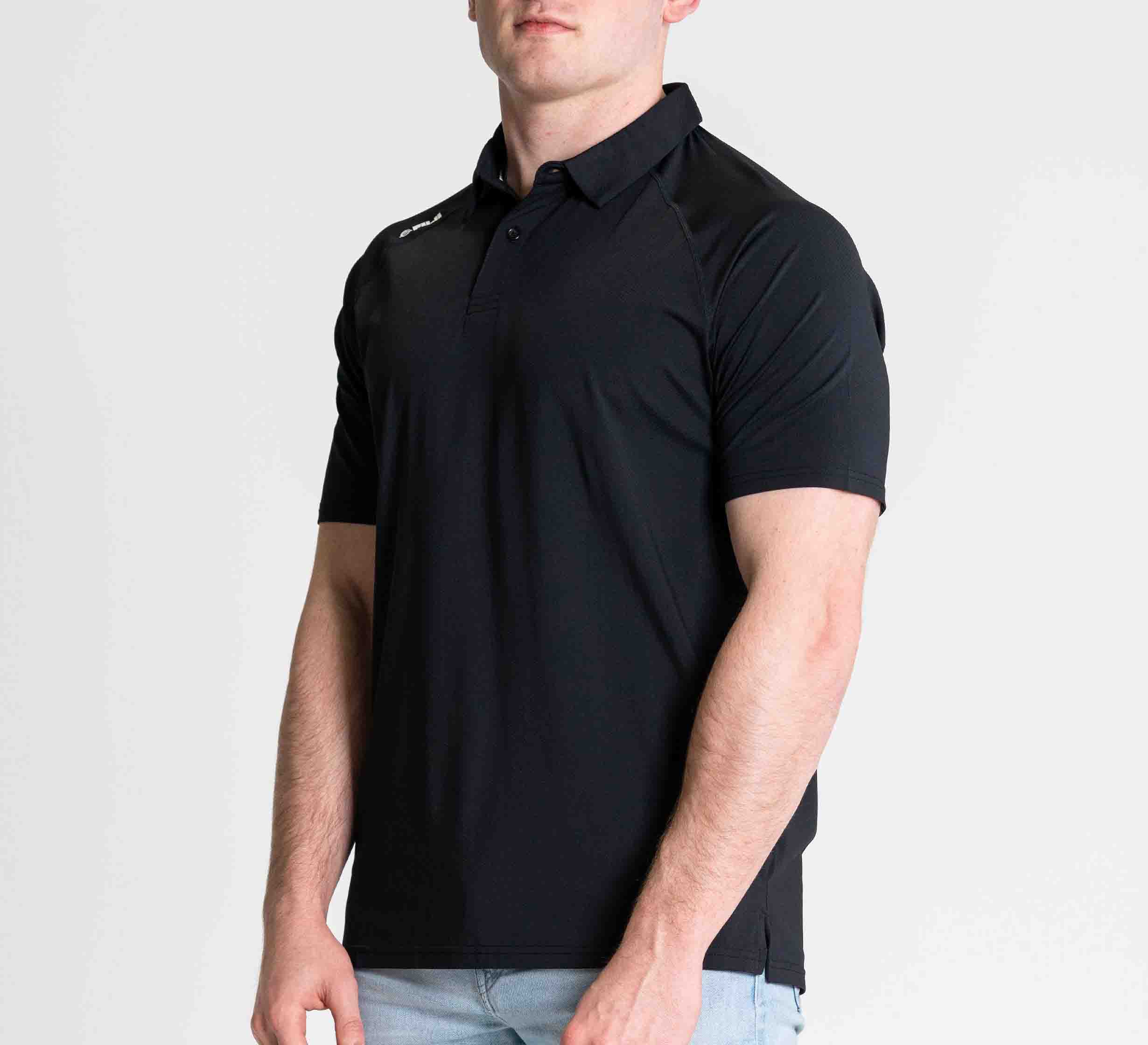 FUJI Performance Polo Black