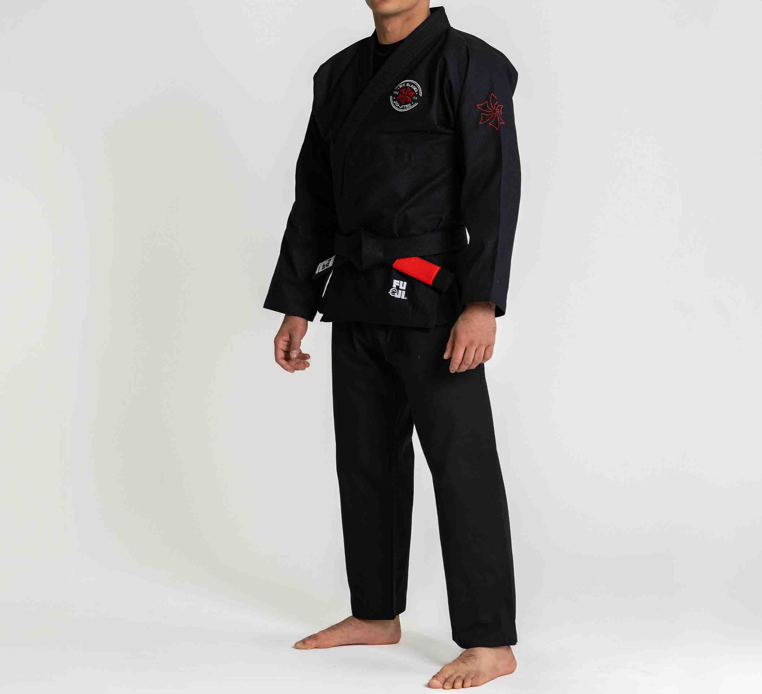 Kids Six Blades Official Suparaito BJJ Gi Black