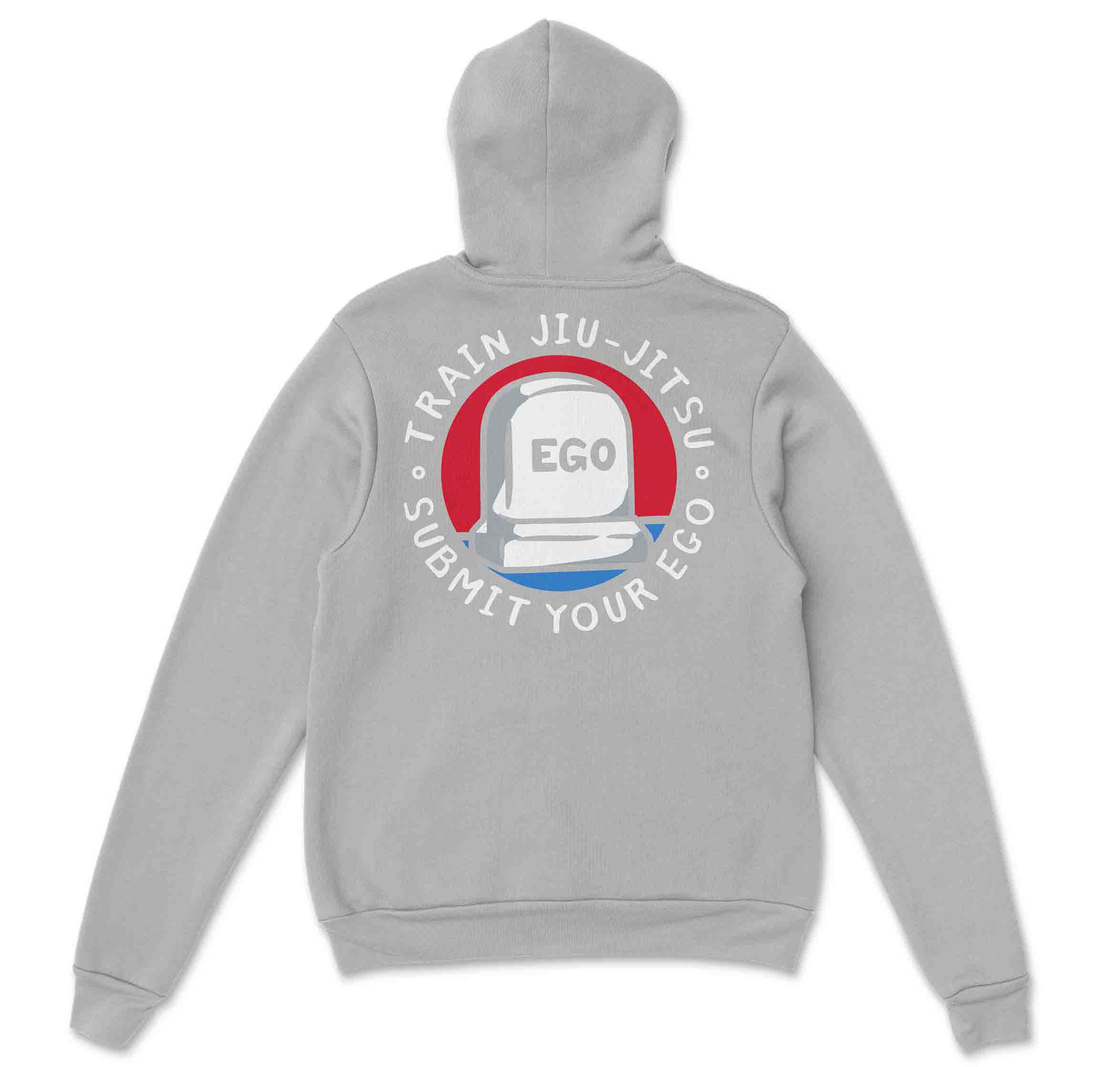 Submit Your Ego Hoodie Heather Grey