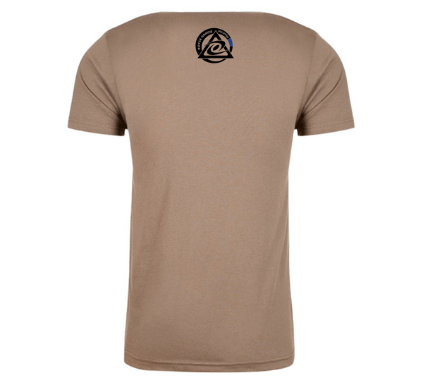 Royce Gracie Mostly Peaceful T-Shirt Tan