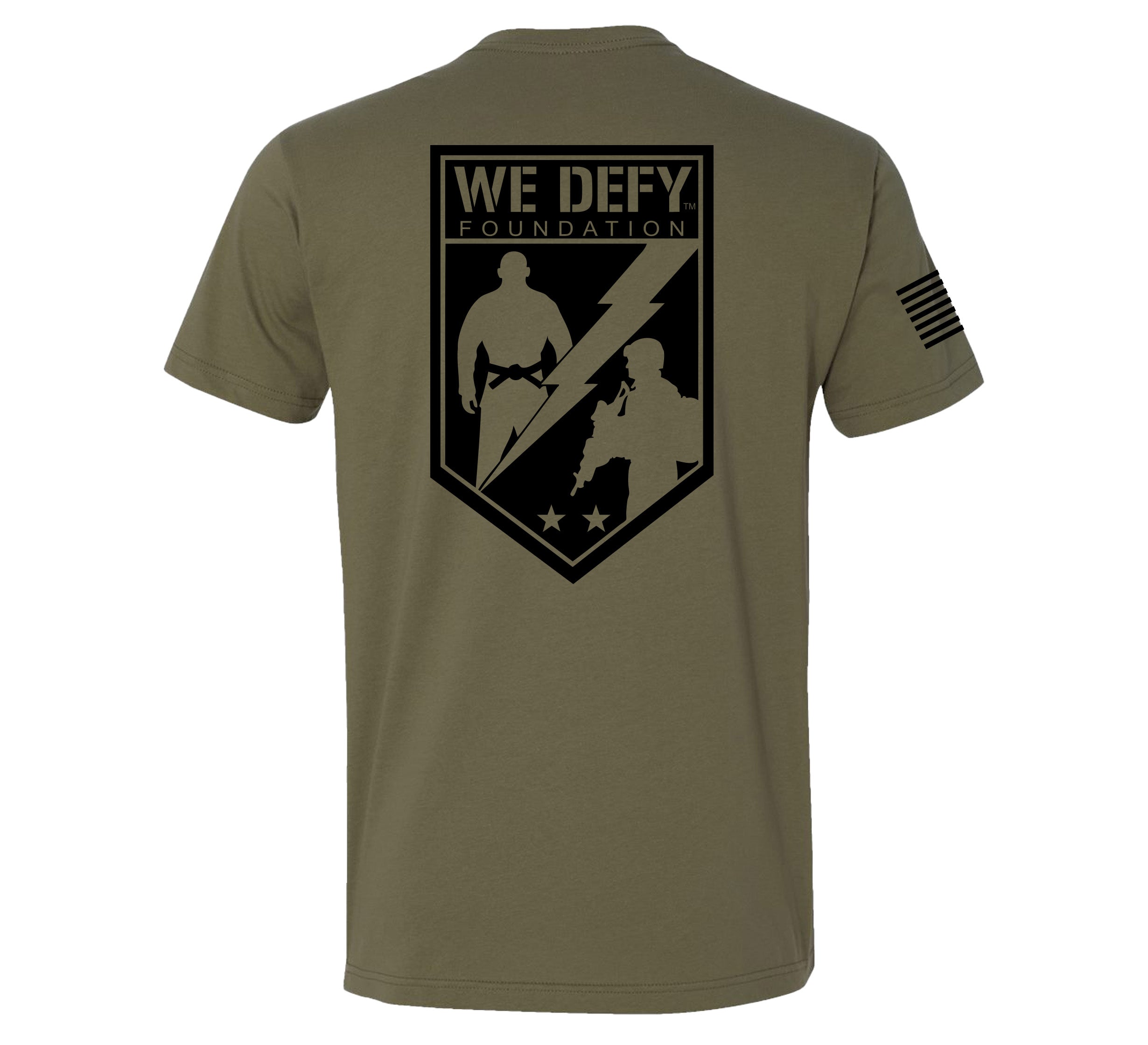 We Defy Base T-Shirt Military Green