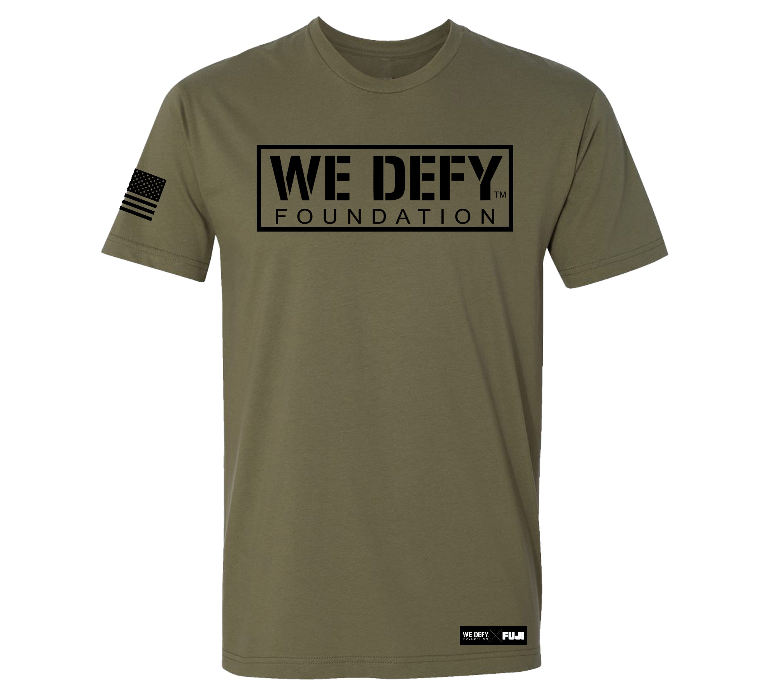 We Defy Base T-Shirt Military Green