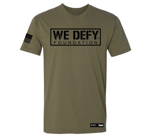 We Defy Base T-Shirt Military Green