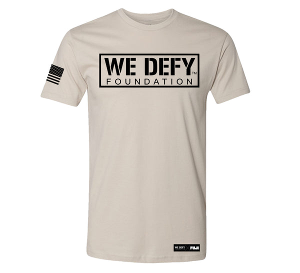 We Defy Base T-Shirt Sand