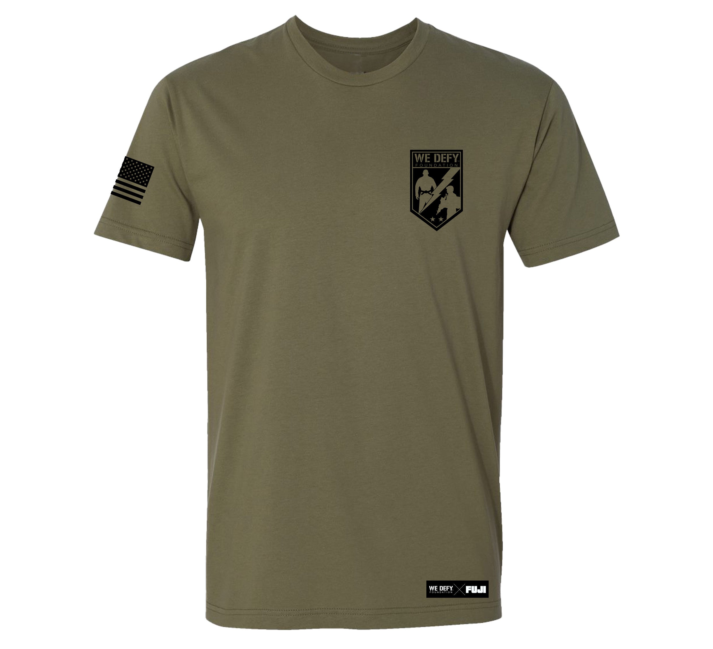 We Defy Core T-Shirt Military Green