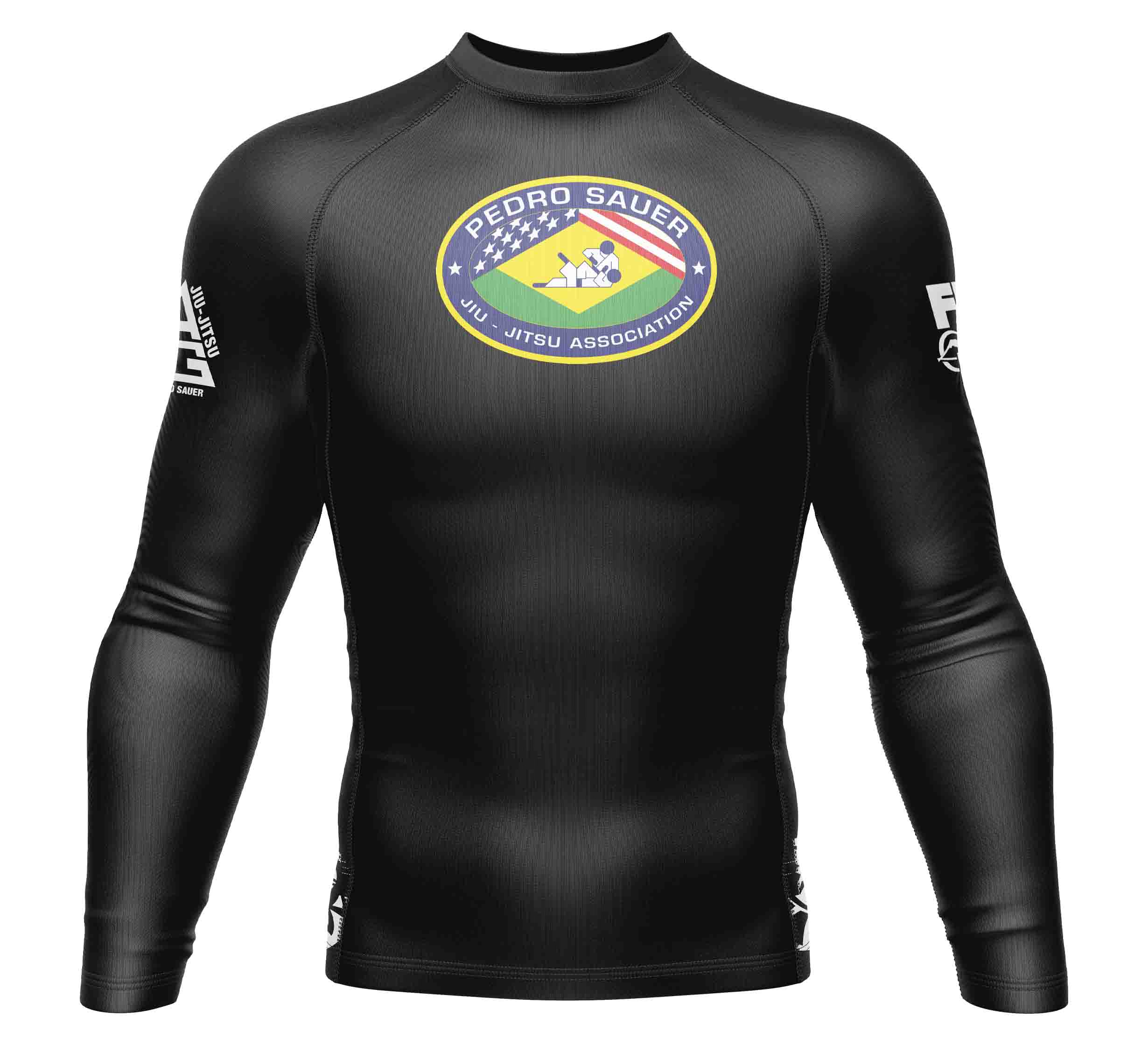 Pedro Sauer Ranked Long Sleeve Rashguard Black