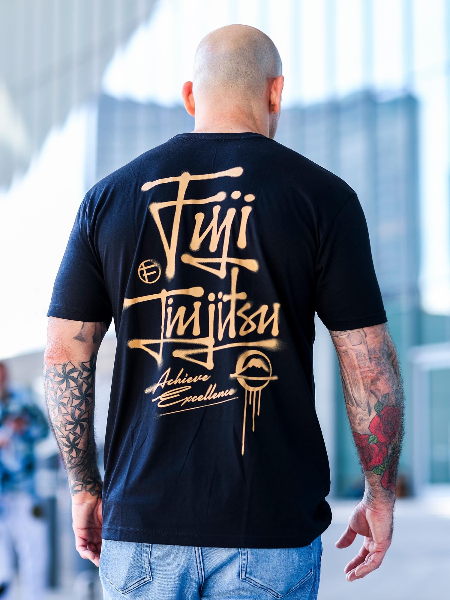 Japanese Street Art Shirt Black