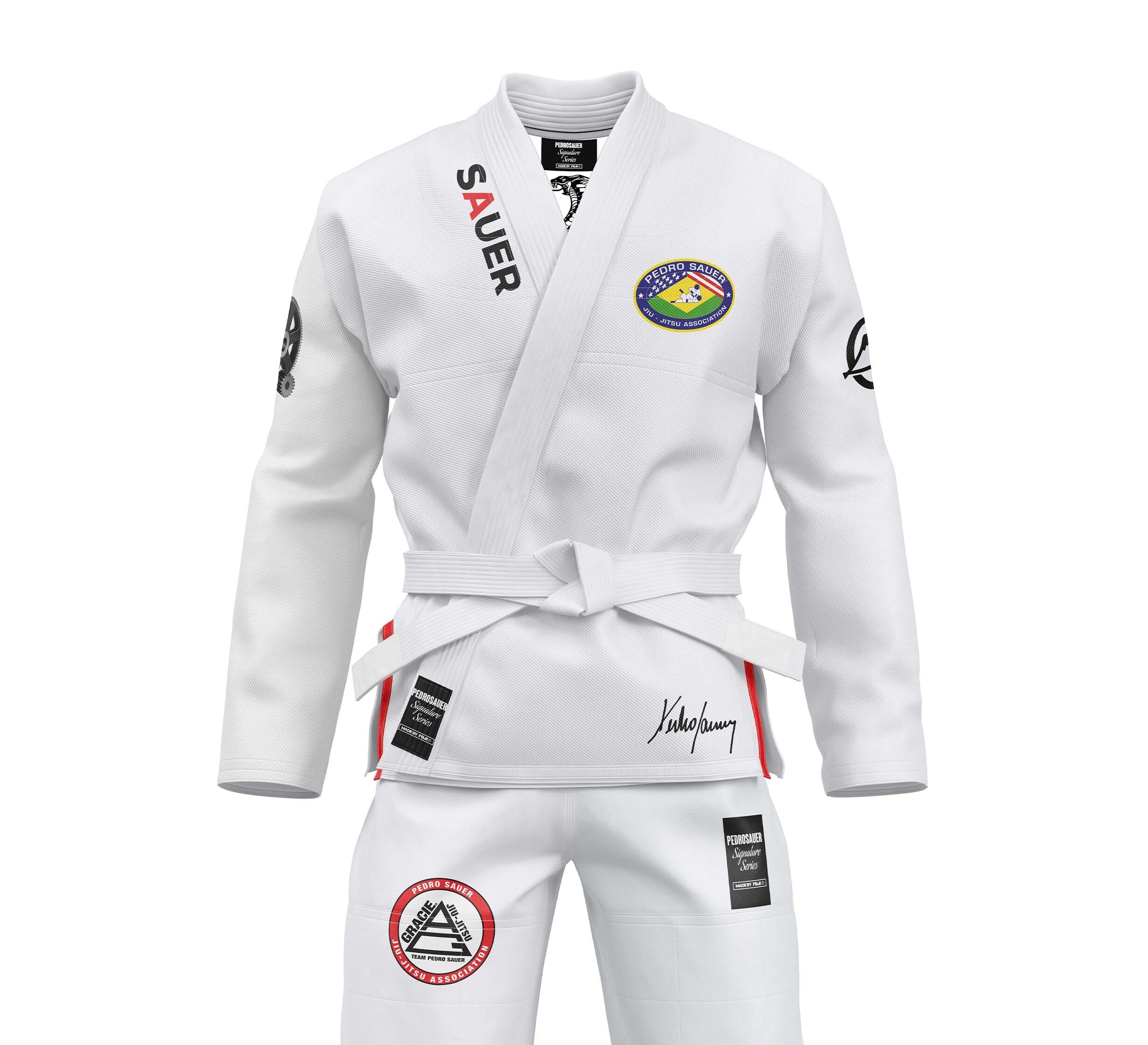 Pedro Sauer BJJ Signature Gi White