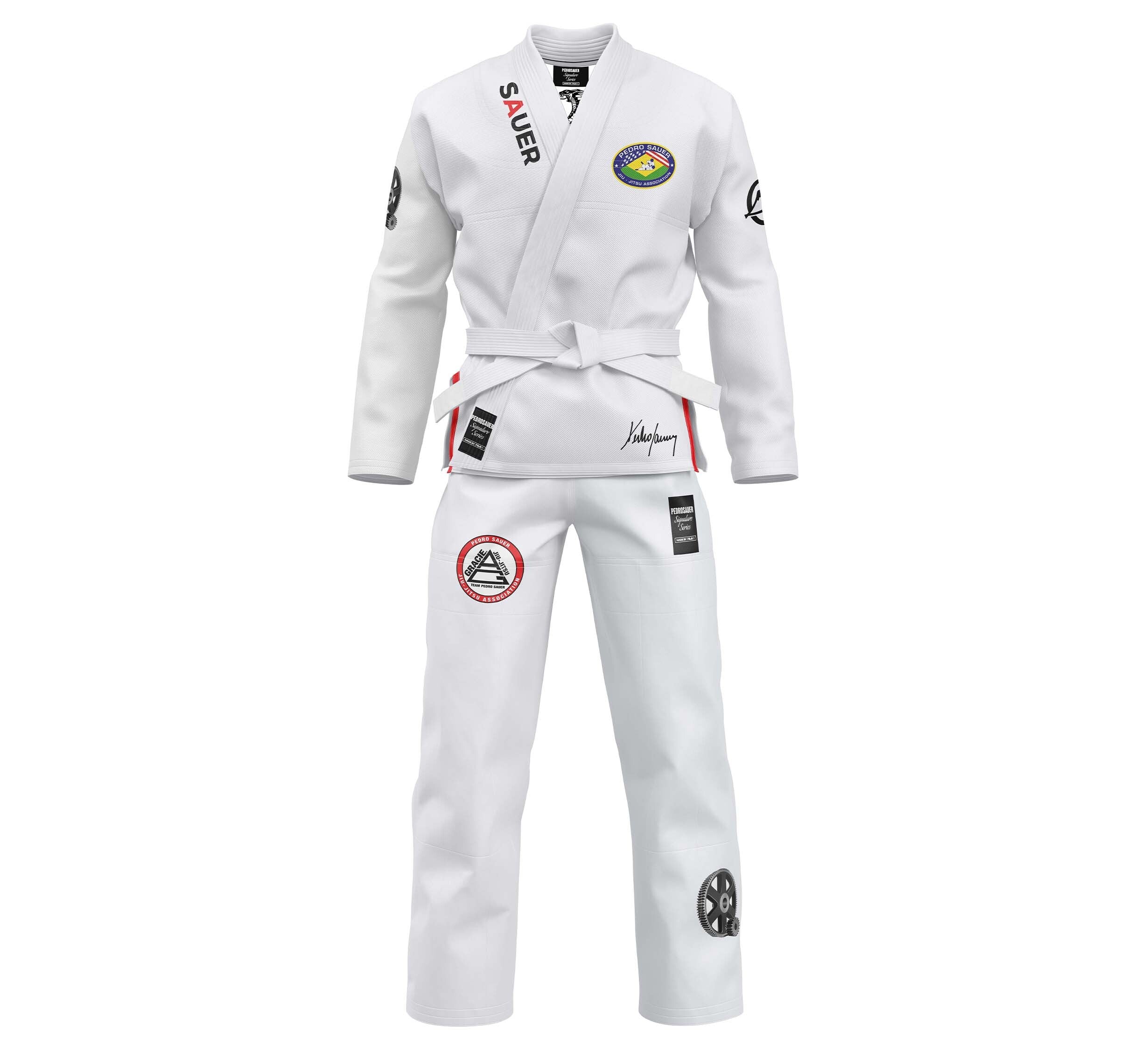 Pedro Sauer BJJ Signature Gi White