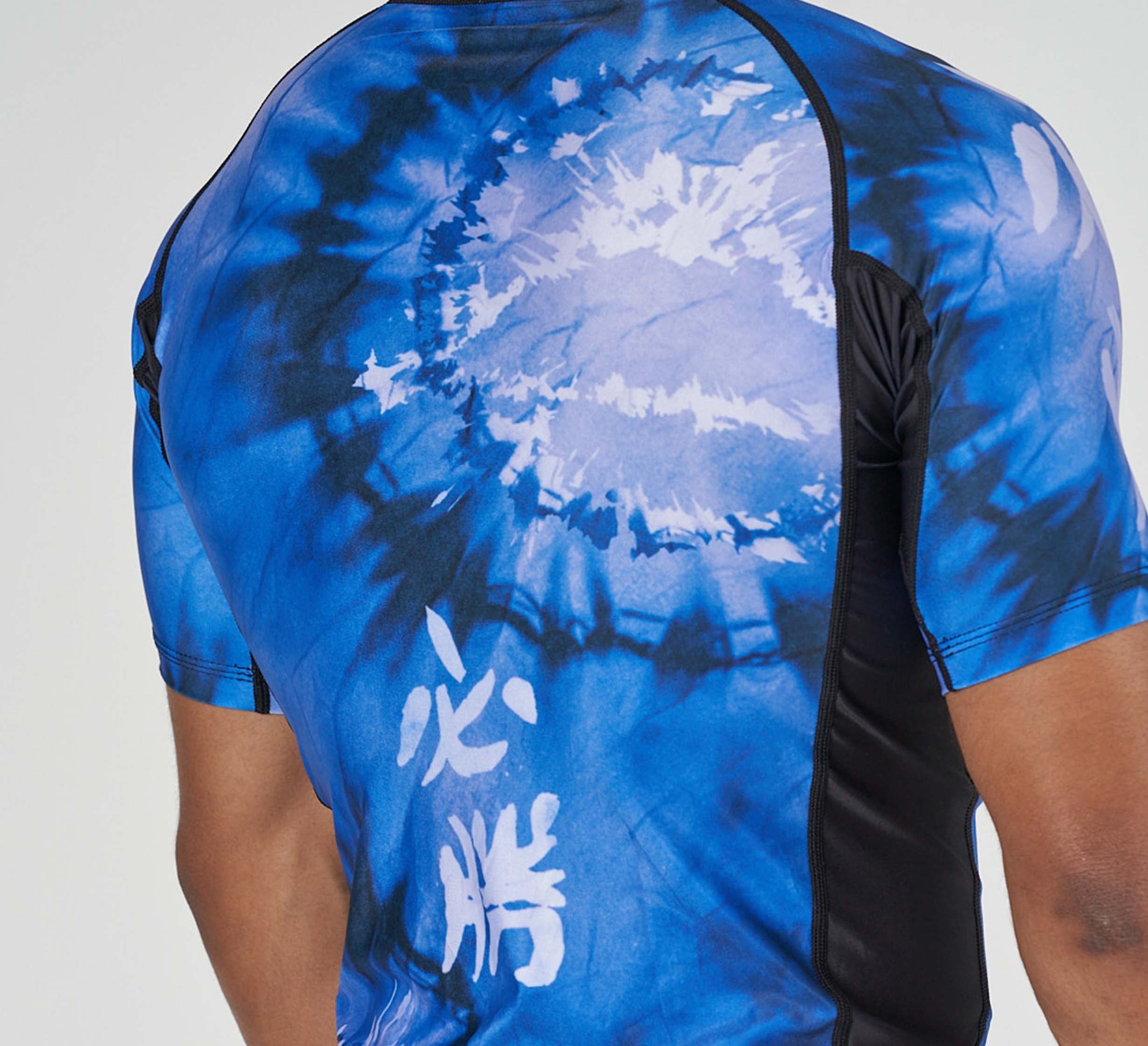 Tie Dye Flex Lite Rashguard Blue