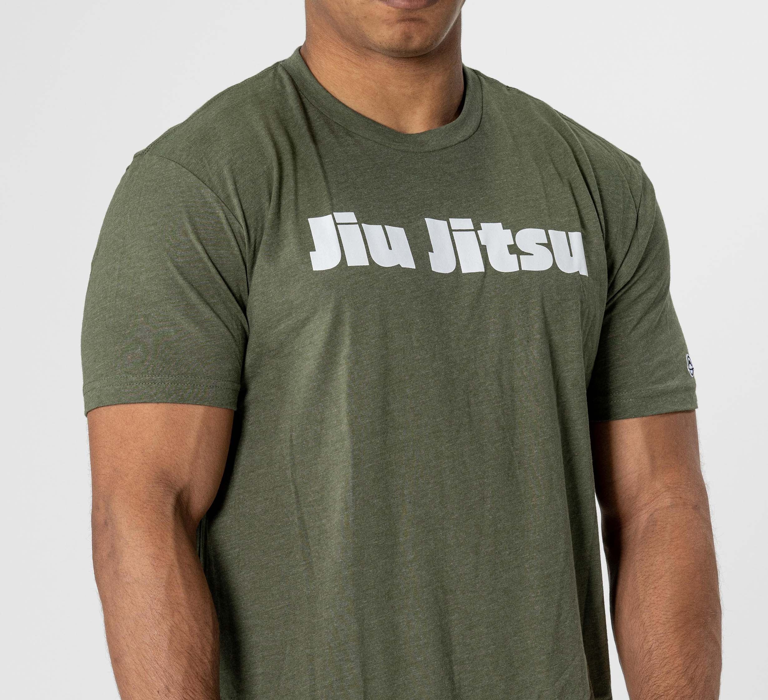 Jiu Jitsu Player T-Shirt Military Green