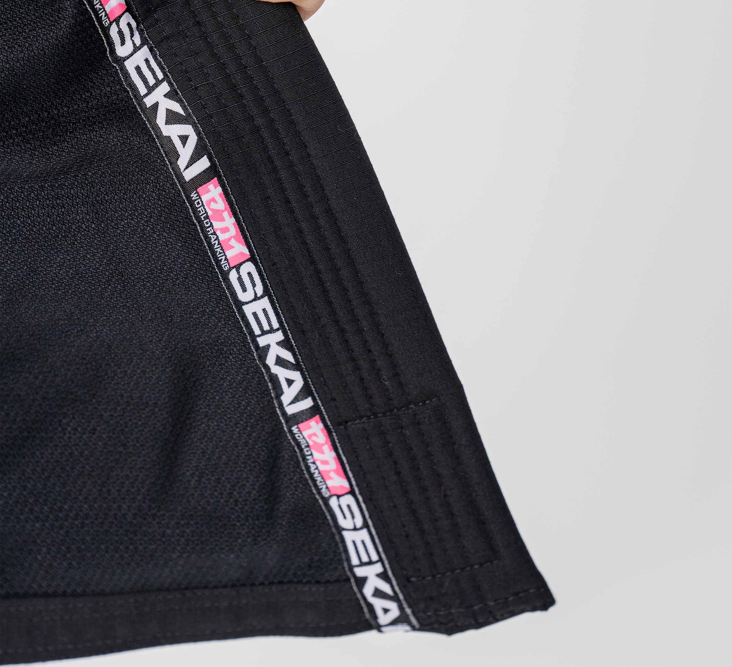 Sekai 2.0 Womens BJJ Gi Black/Pink