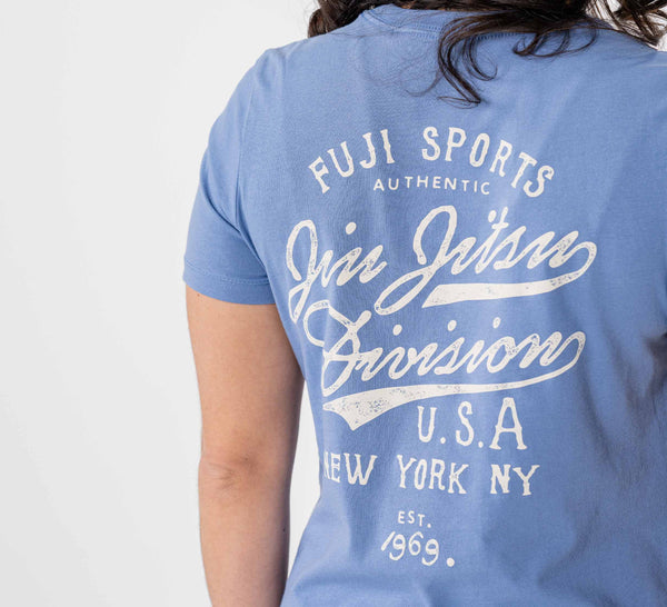 Womens Jiu Jitsu Flow T-Shirt Blue