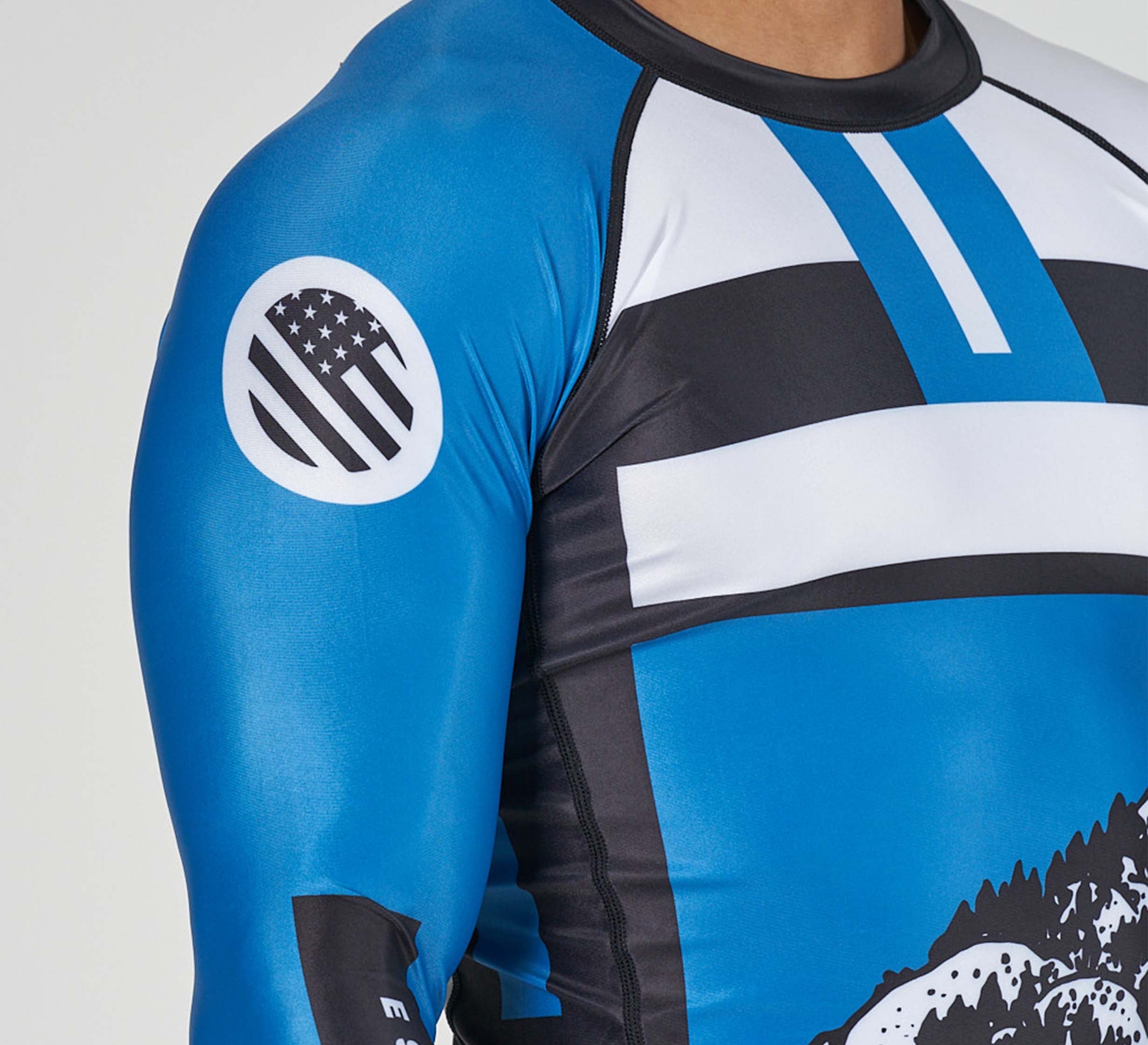 Mt. FUJI Flex Lite Rashguard Blue