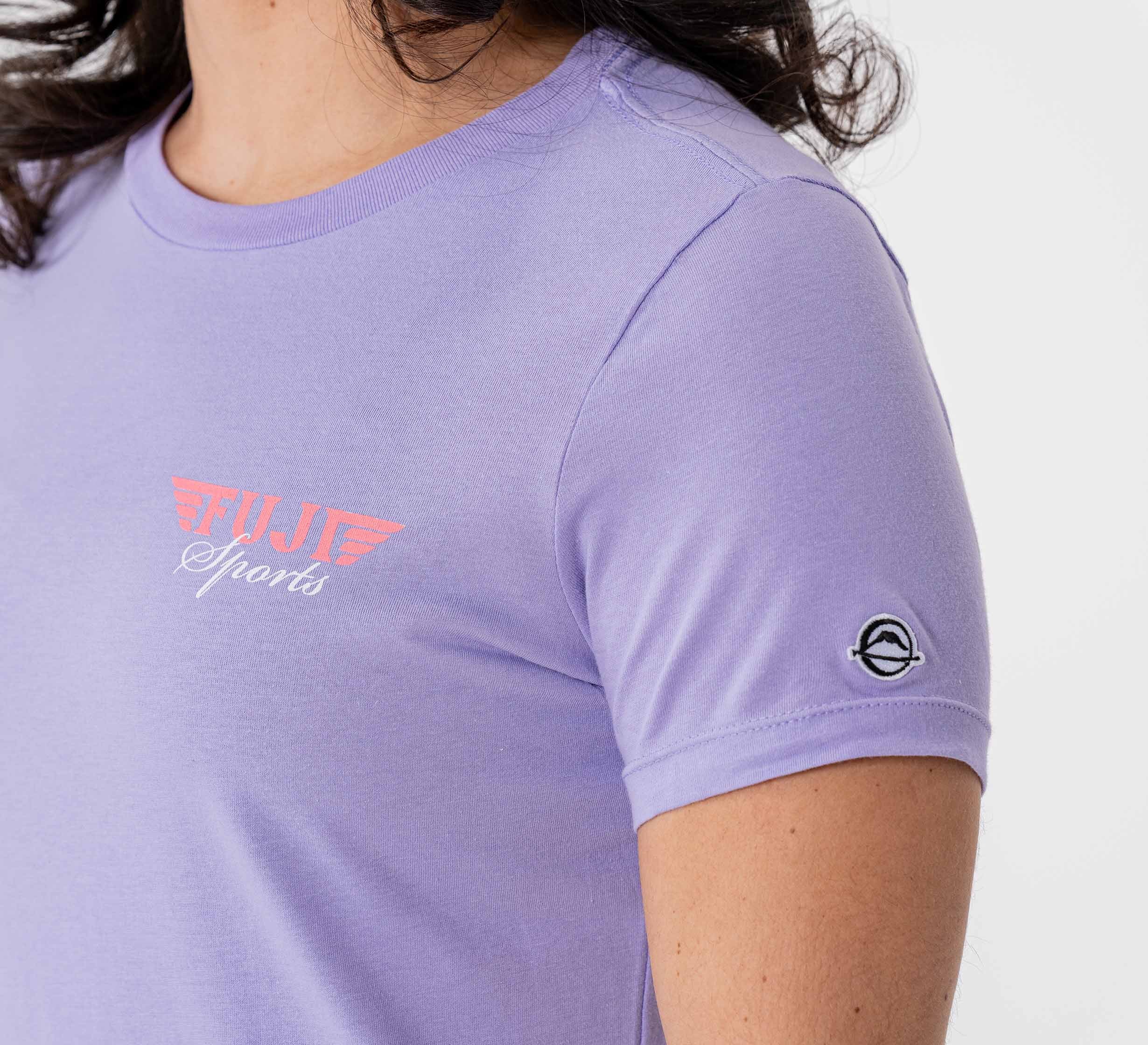 Womens Jiu Jitsu Flight T-Shirt Lavender