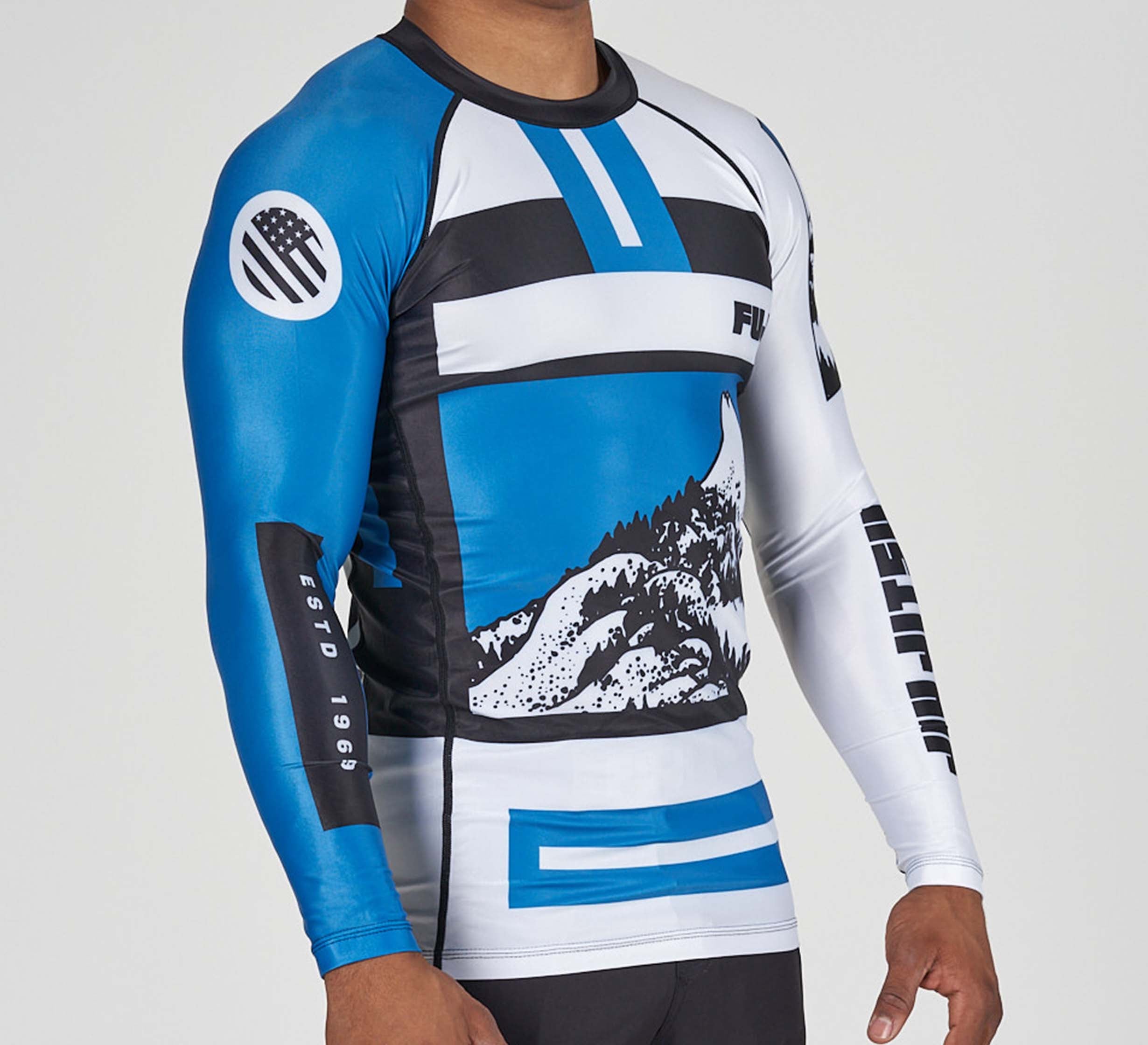 Mt. FUJI Flex Lite Rashguard Blue