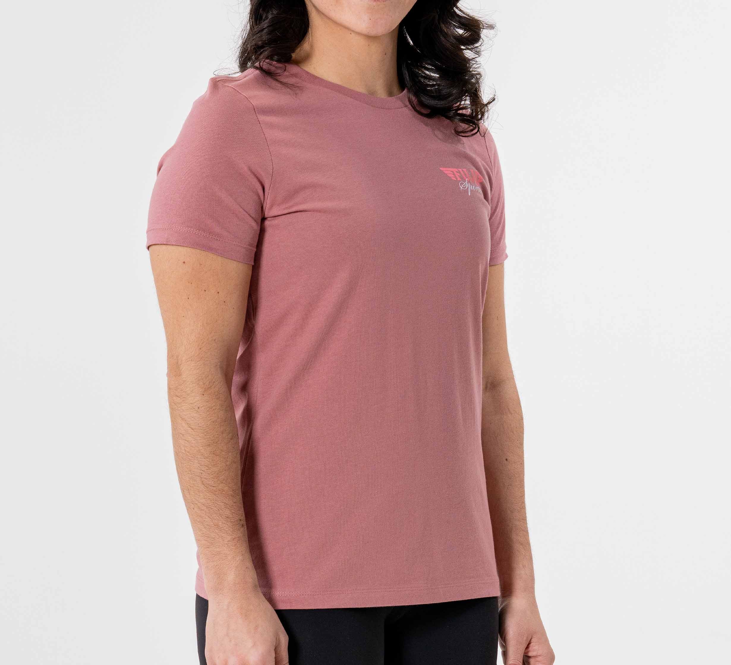 Womens Jiu Jitsu Flight T-Shirt Mauve