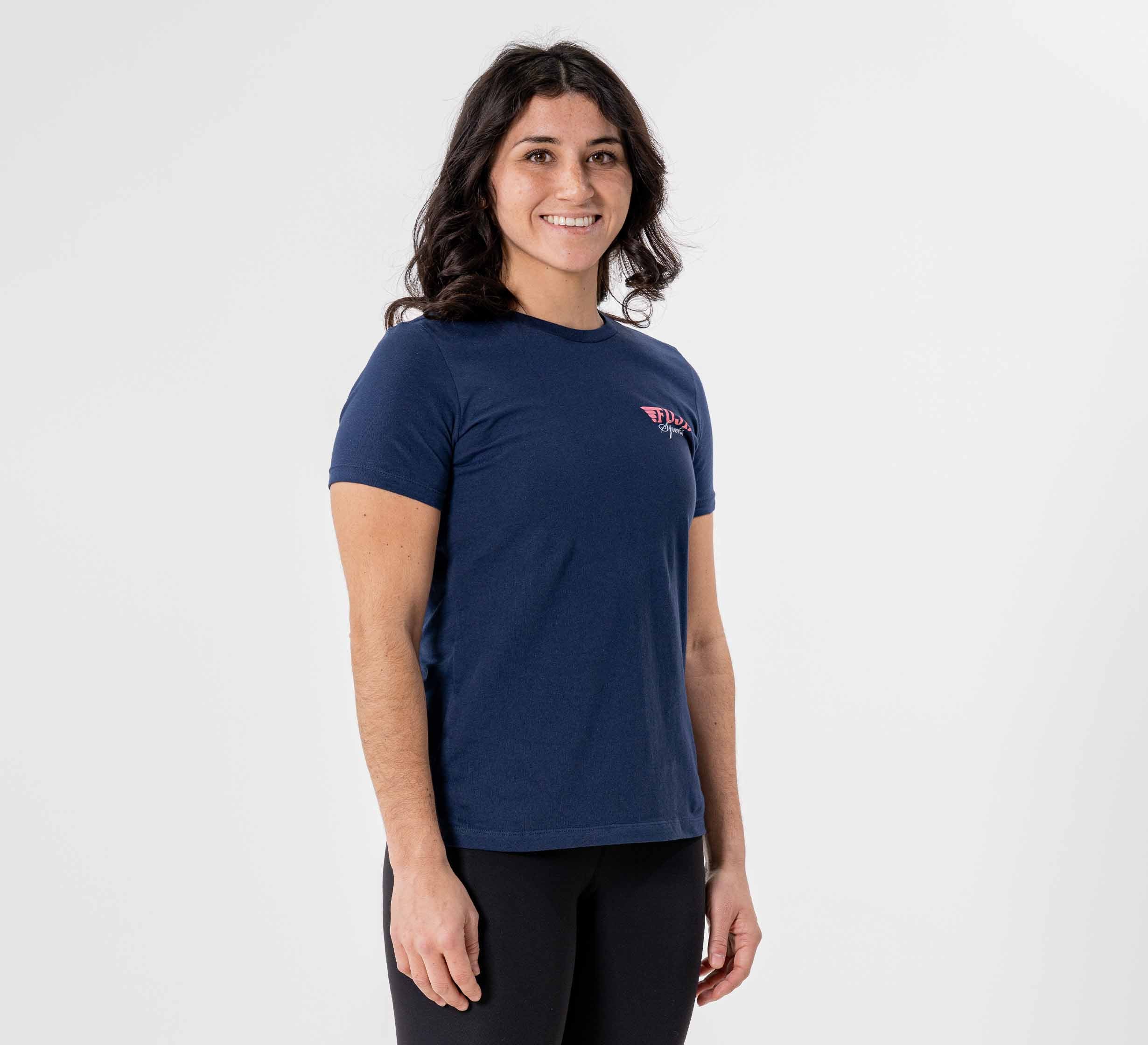 Womens Jiu Jitsu Flight T-Shirt Navy