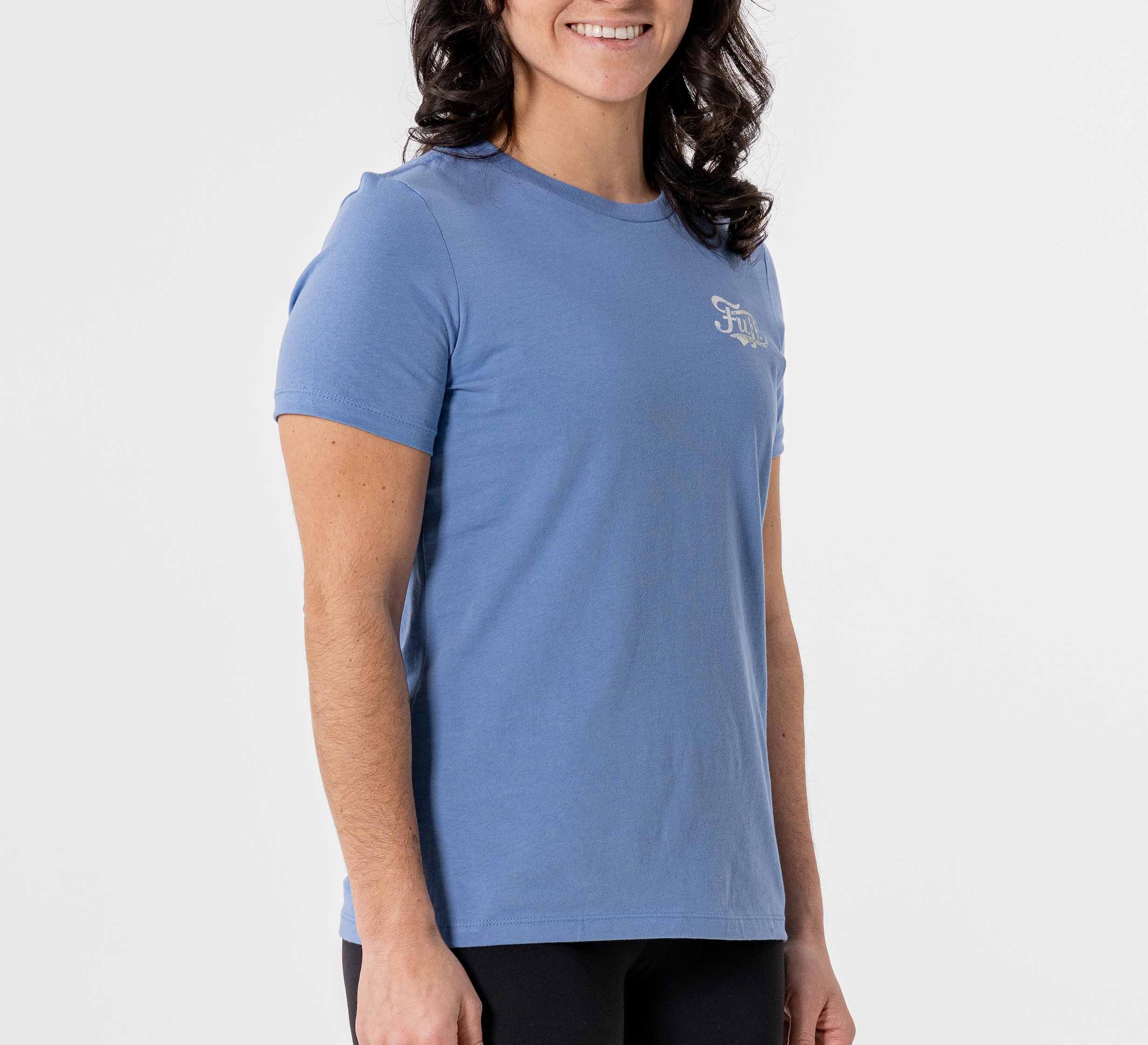 Womens Jiu Jitsu Flow T-Shirt Blue