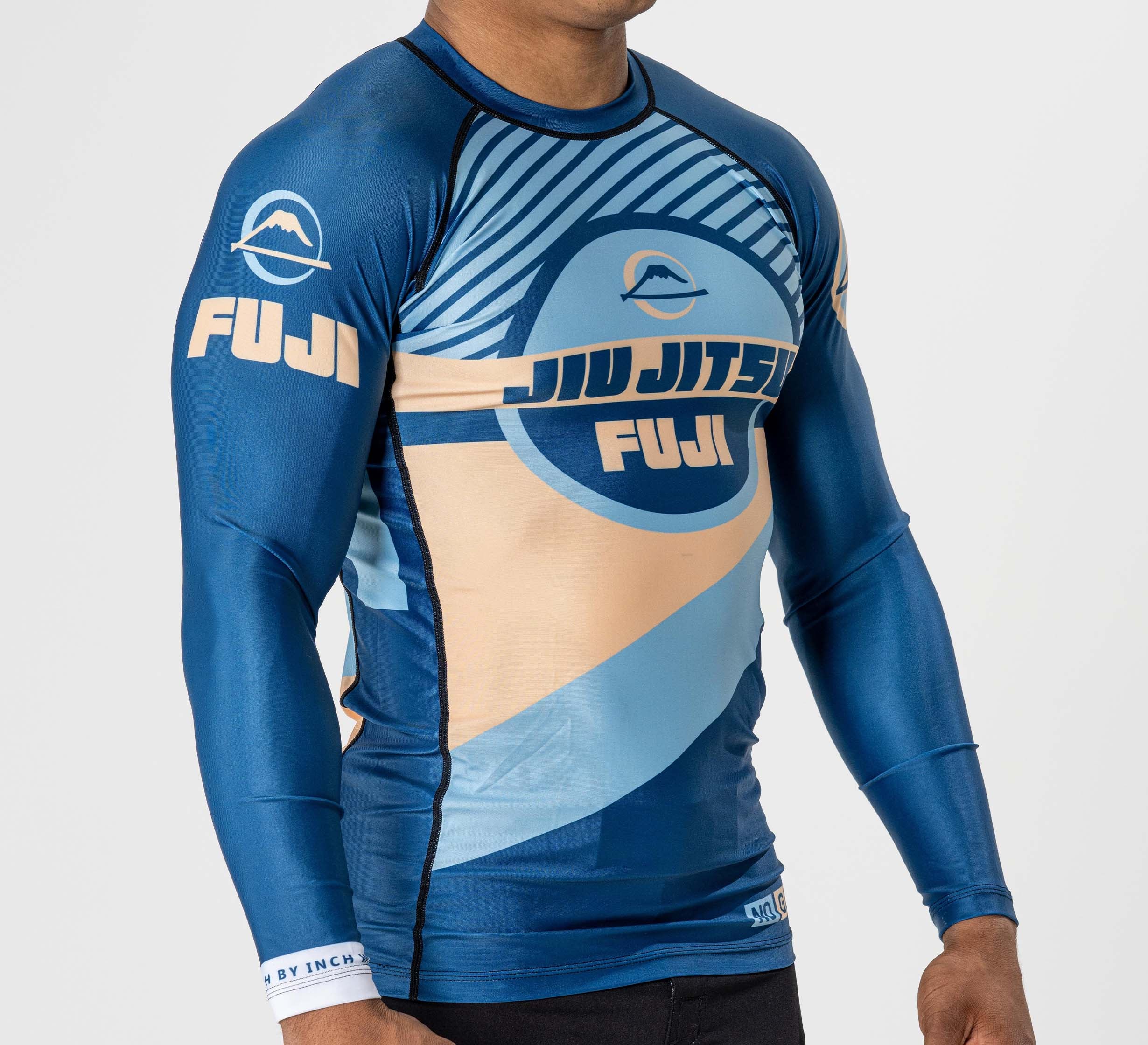 Pacer Flex Lite Long Sleeve Rashguard Blue/Gold