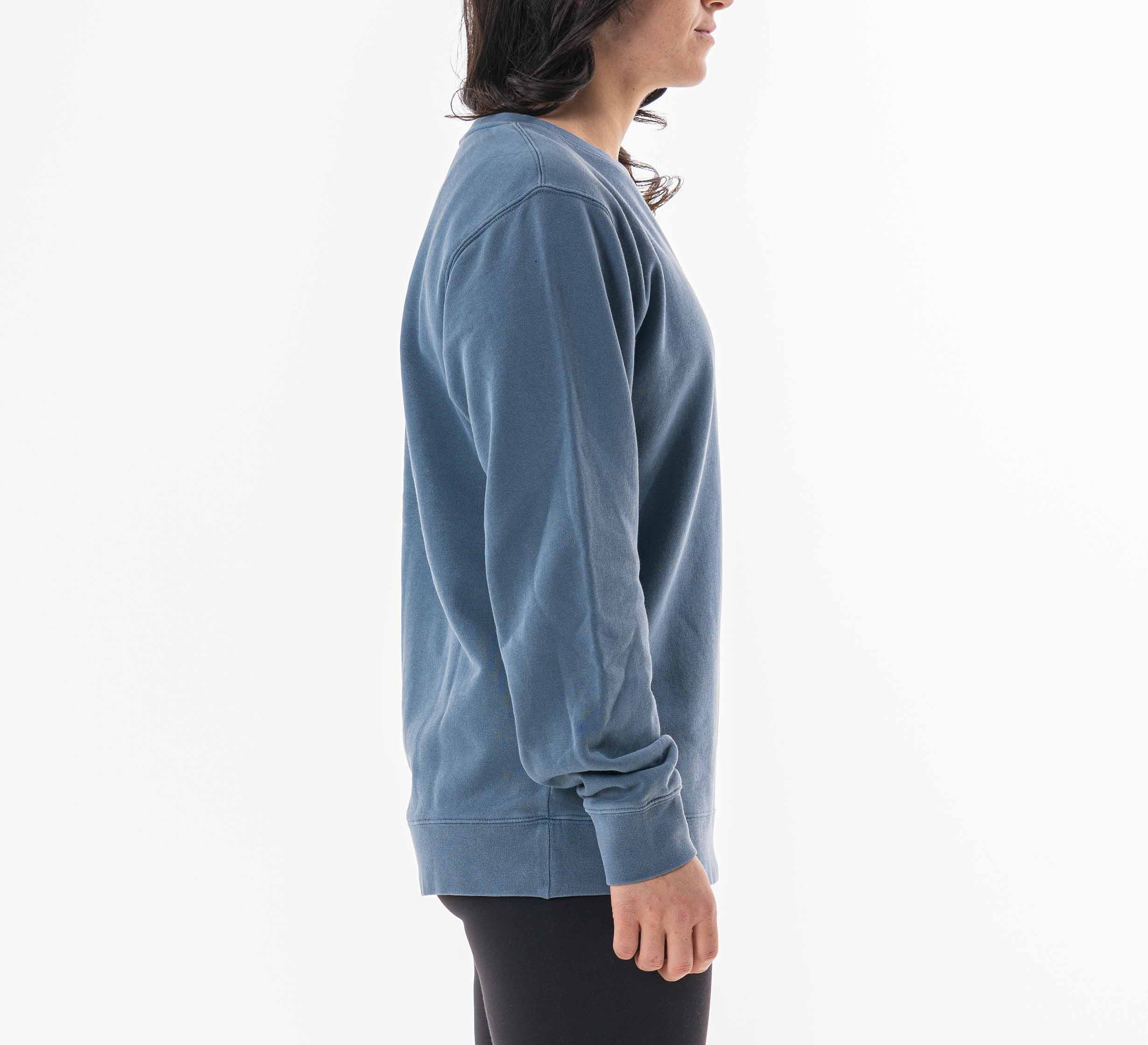 Womens Signature Crewneck Blue