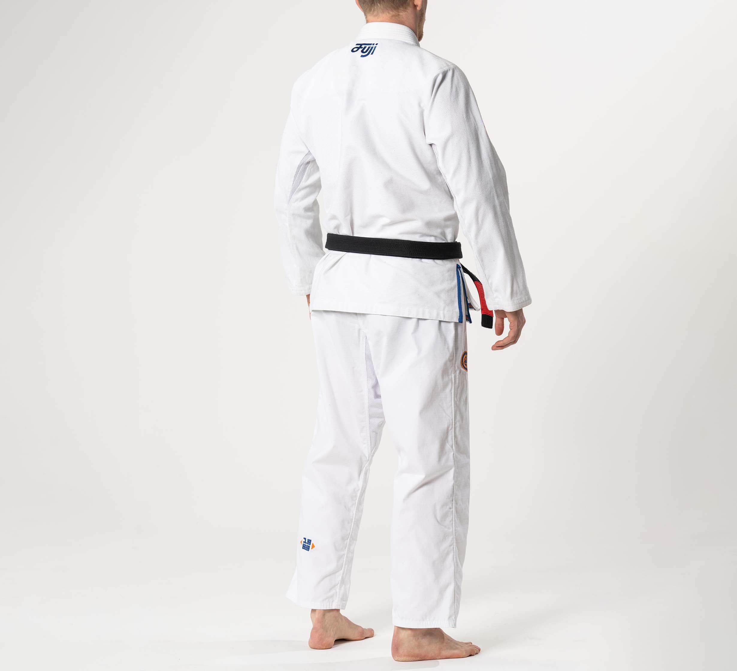 Flow-Tech BJJ Gi White/Navy/Orange