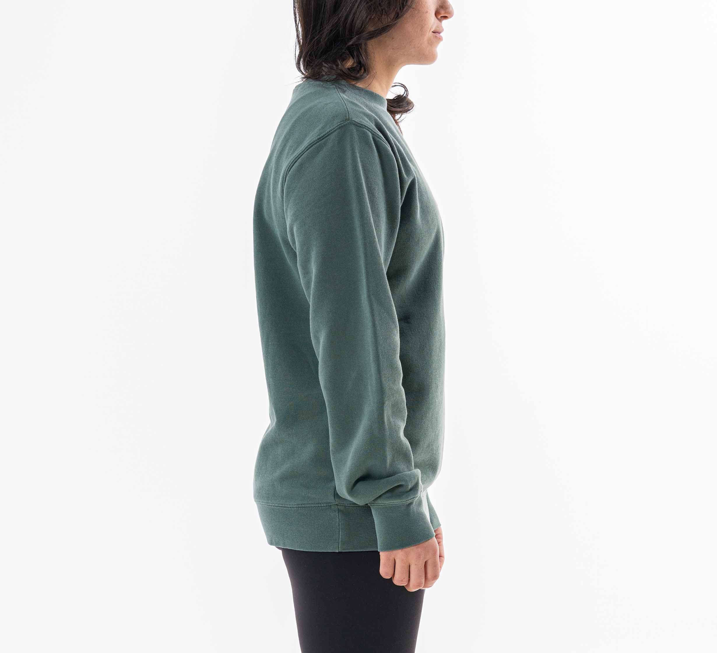 Womens Signature Crewneck Green