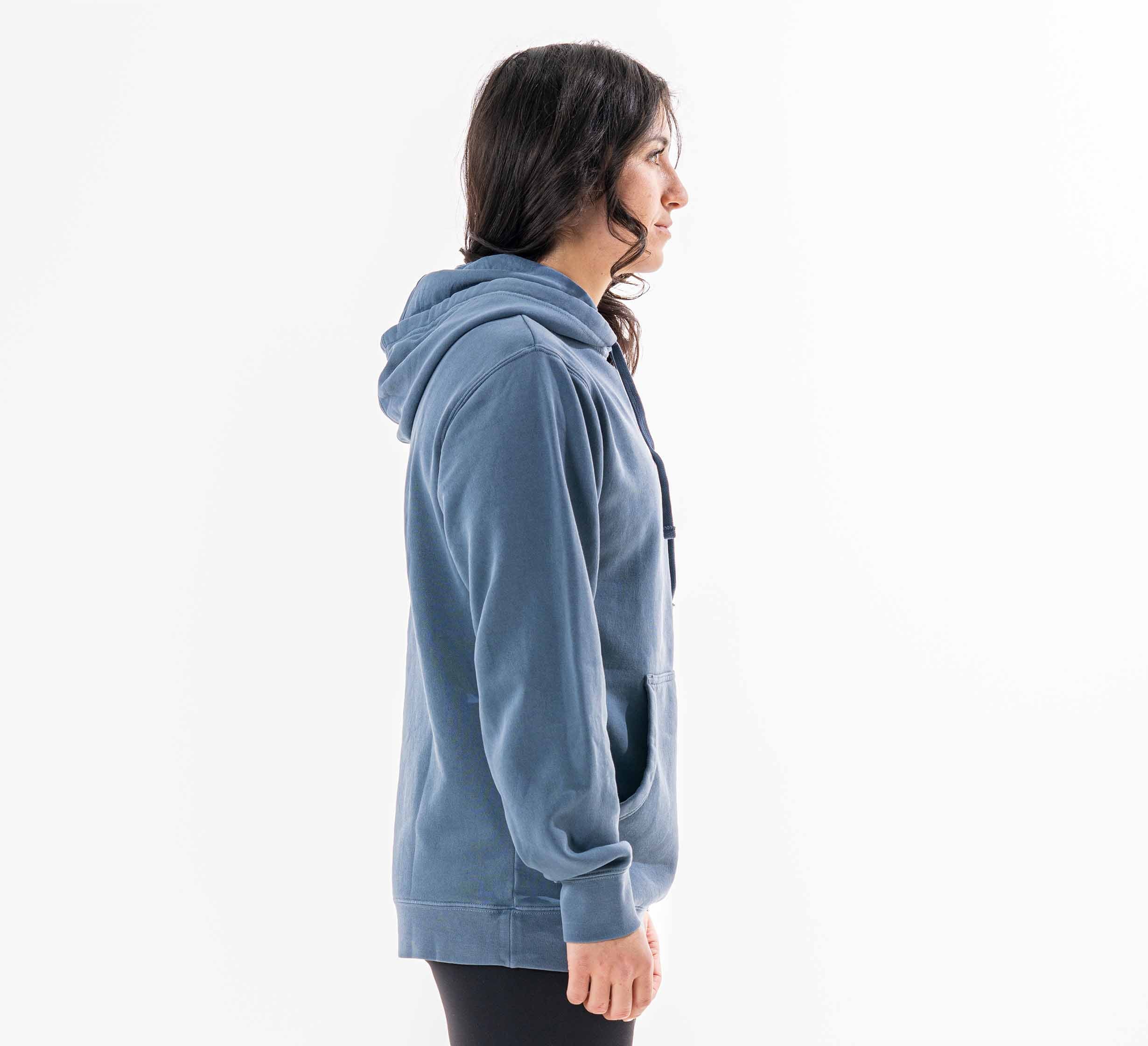 Womens Kanji Hoodie Blue