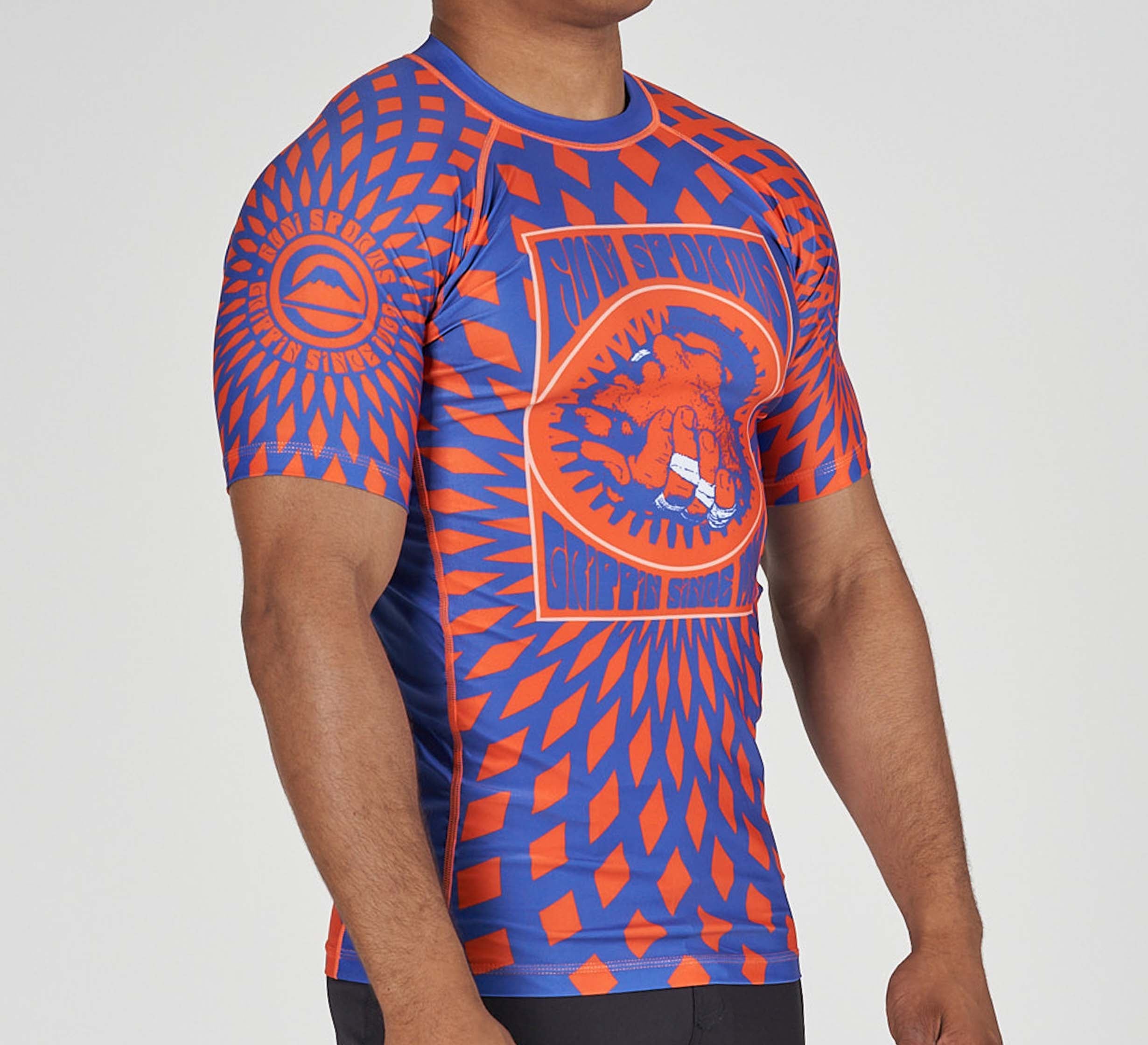 Psychedelic Flex Lite Rashguard Blue