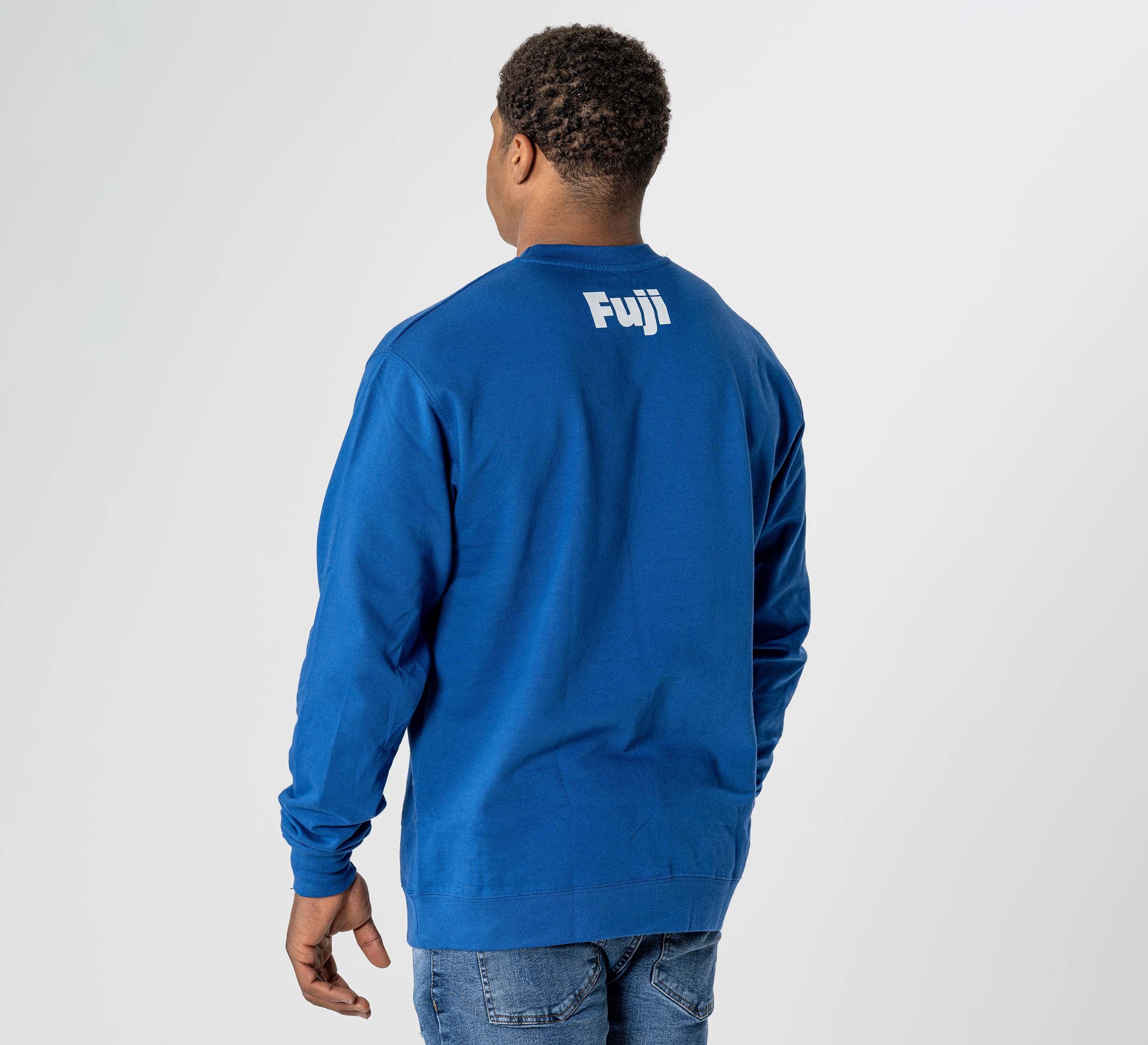 Jiu Jitsu Player Crewneck Blue