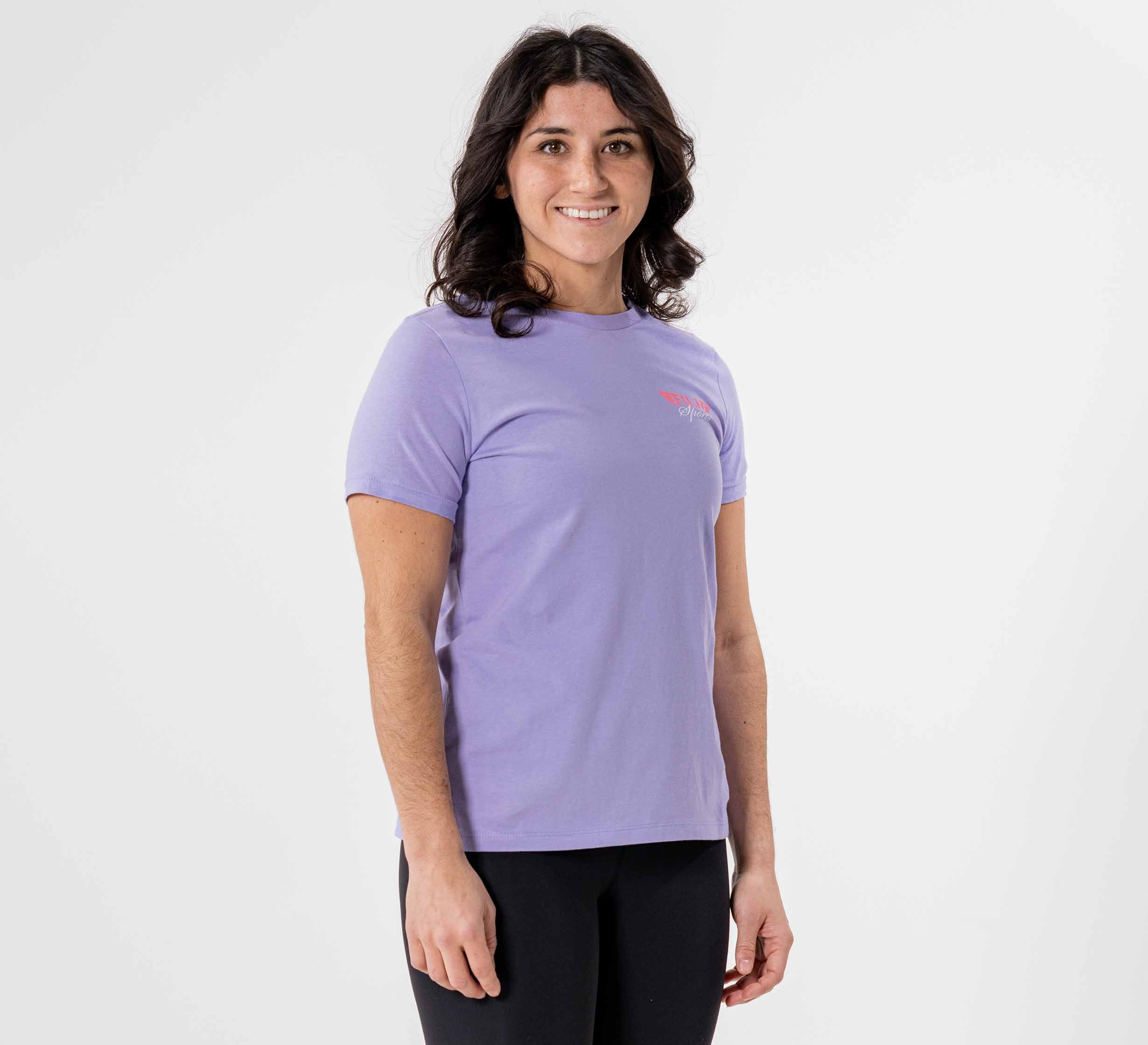 Womens Jiu Jitsu Flight T-Shirt Lavender