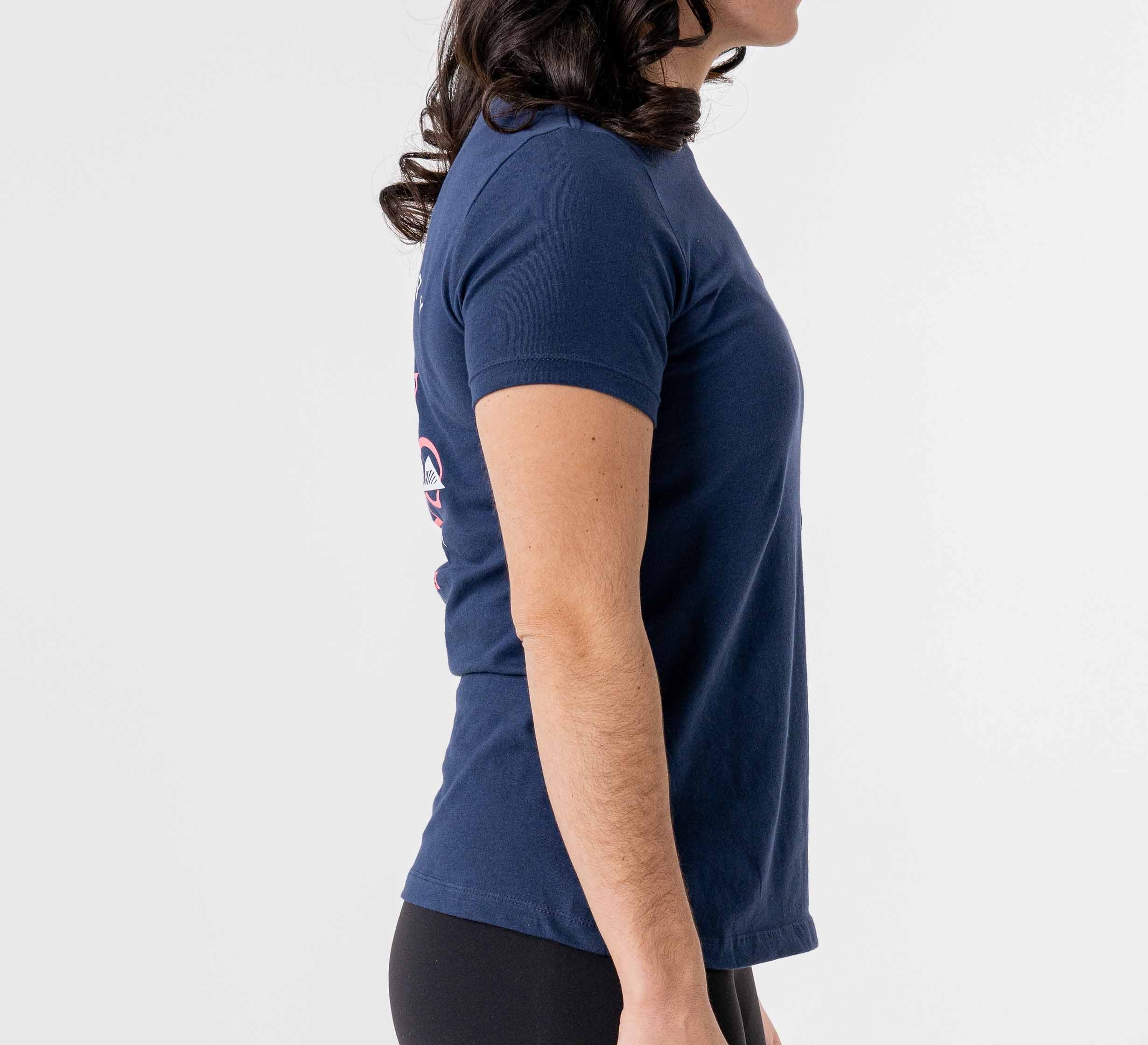 Womens Jiu Jitsu Flight T-Shirt Navy