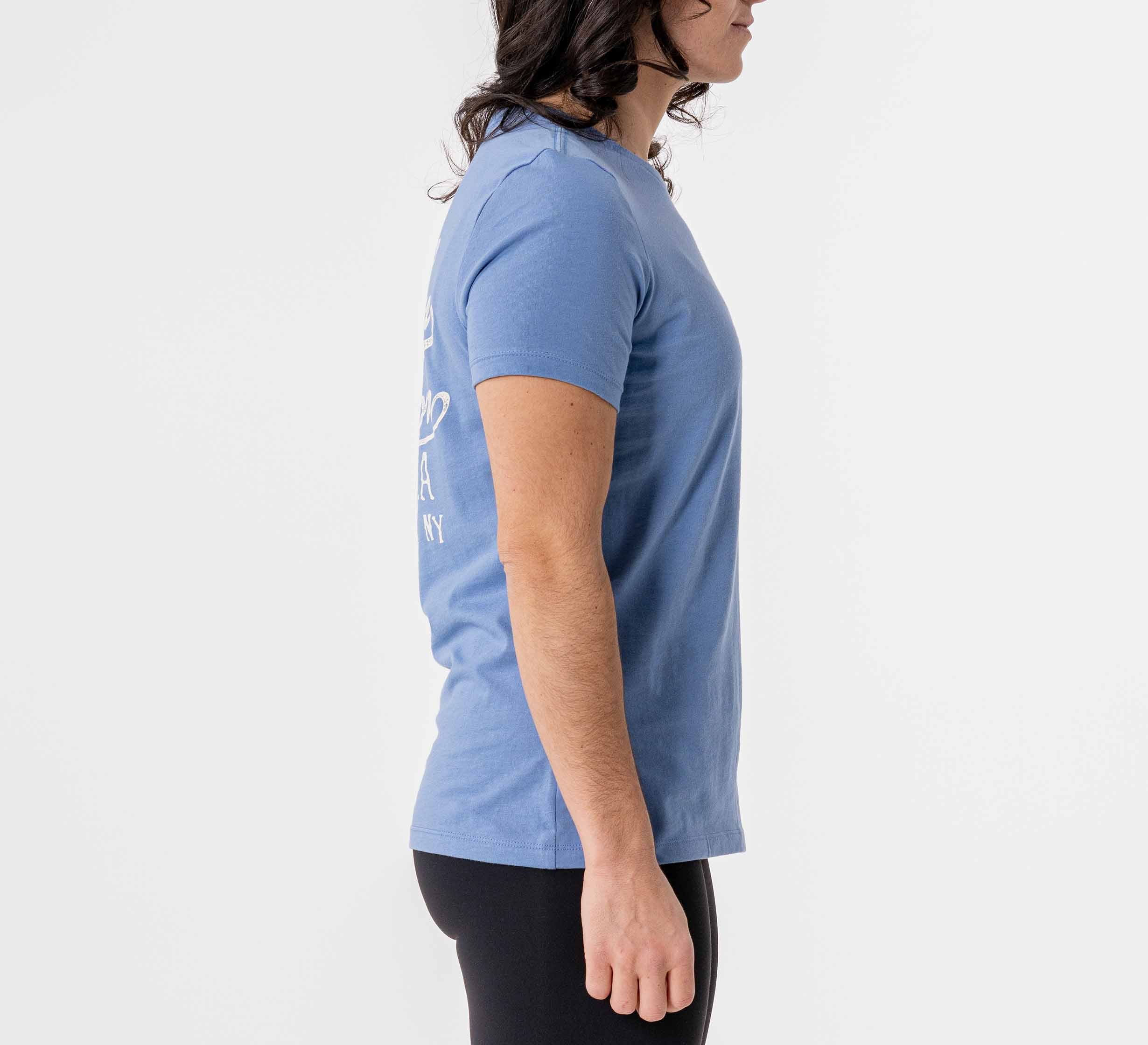 Womens Jiu Jitsu Flow T-Shirt Blue