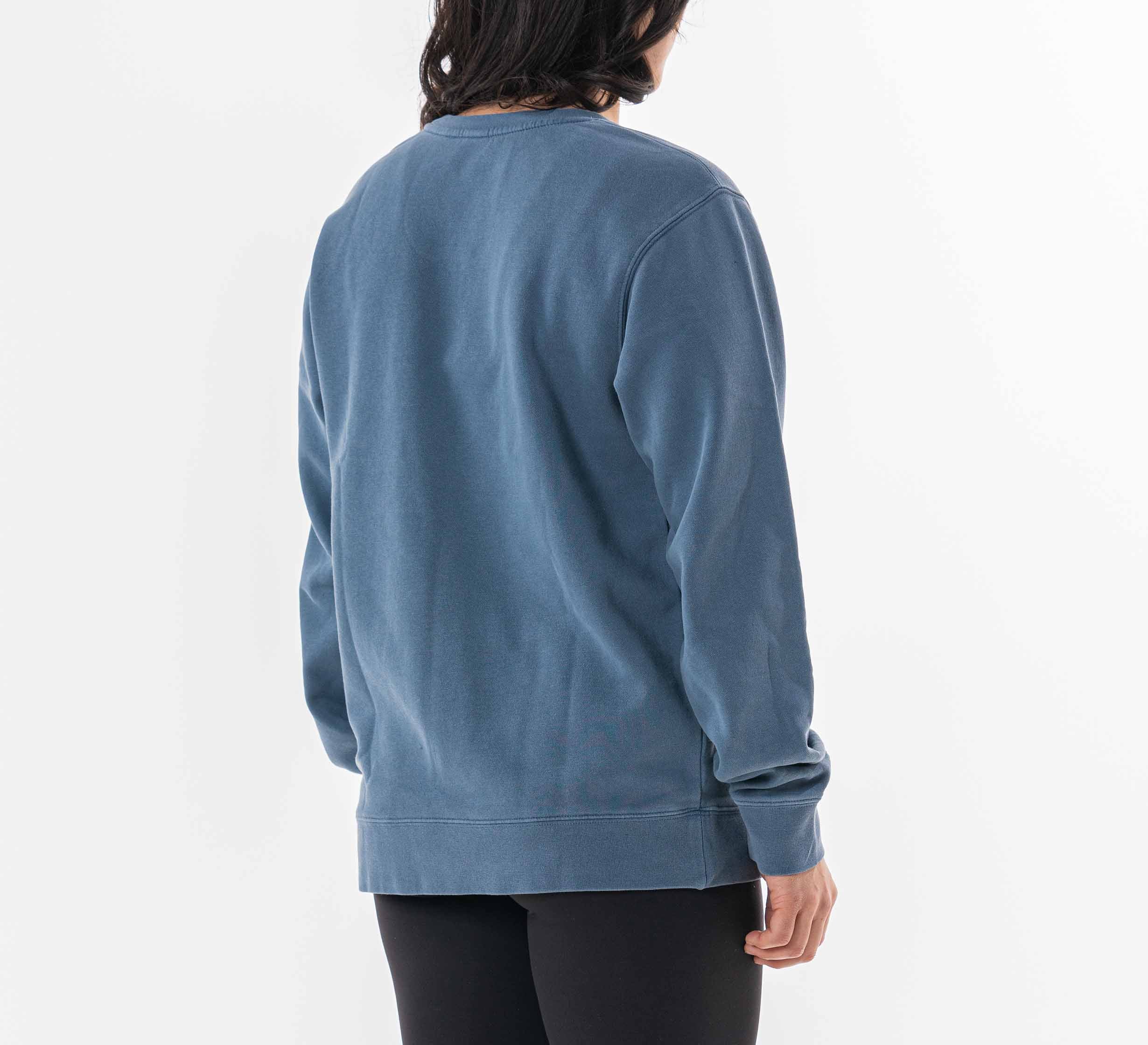 Womens Signature Crewneck Blue