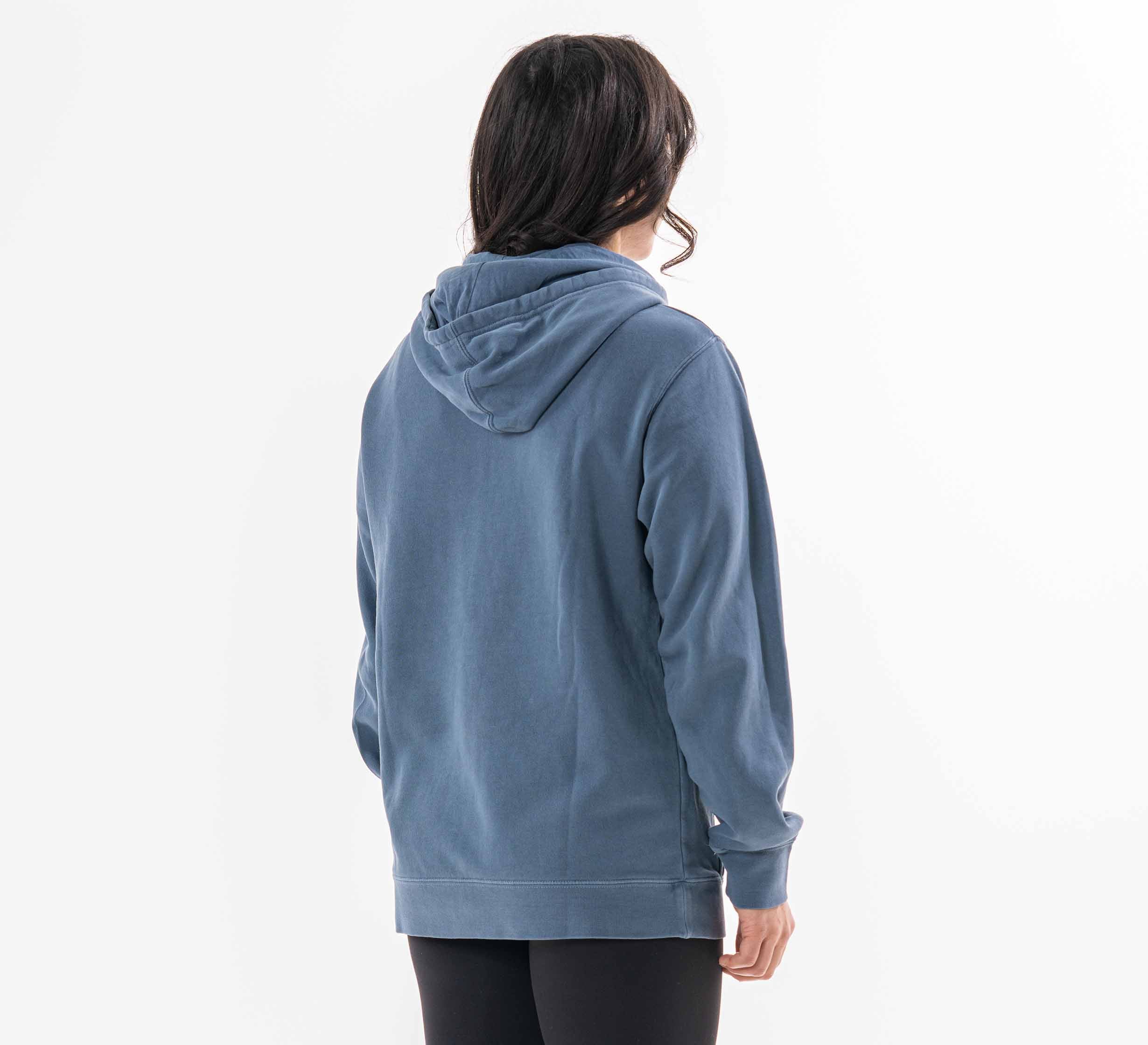 Womens Kanji Hoodie Blue