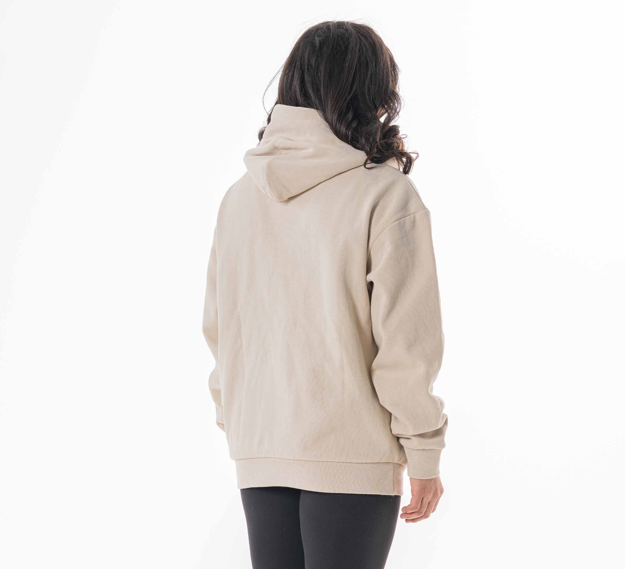 Womens Oversized Hoodie Bone