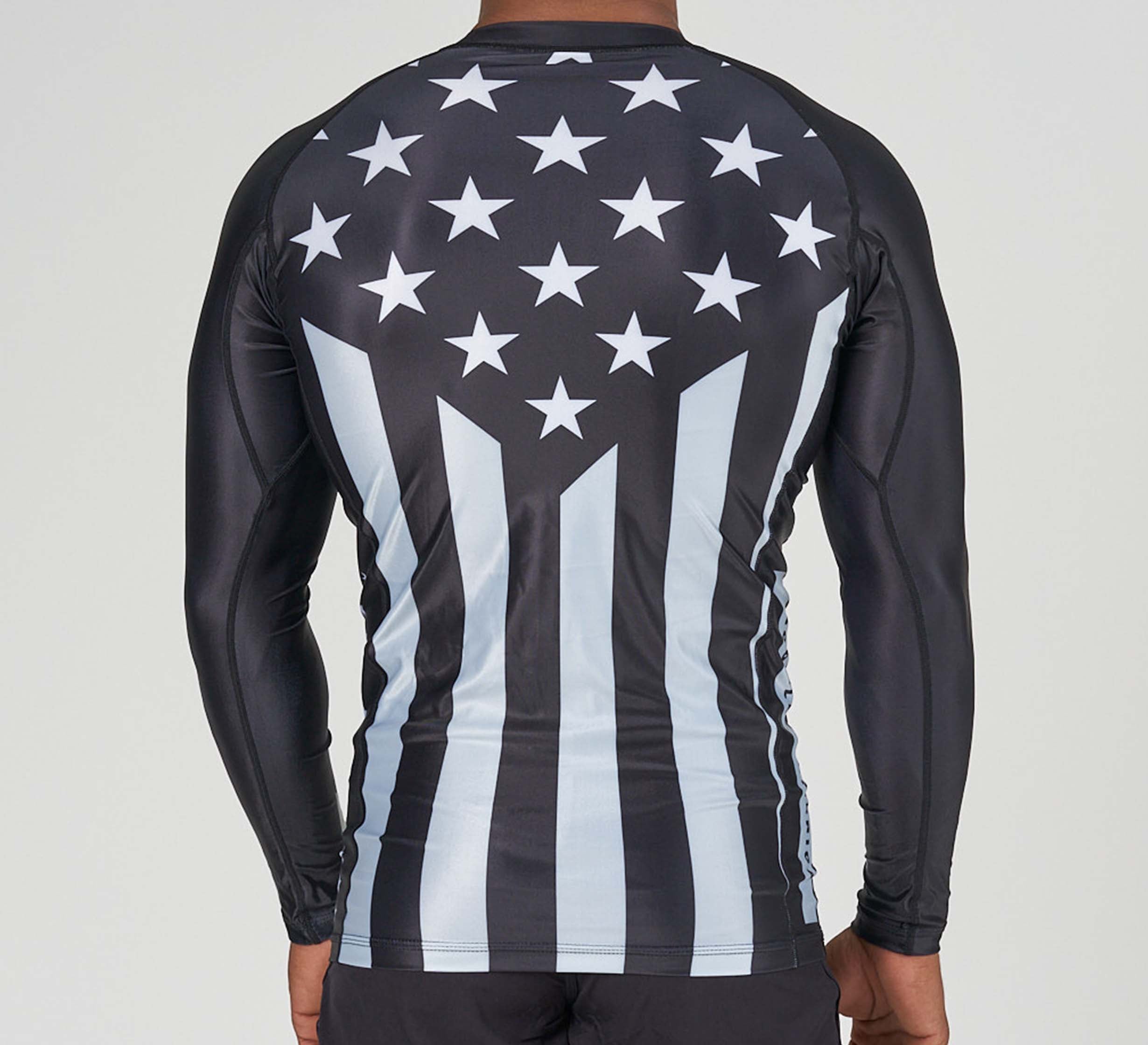 American Grappler Flex Lite Rashguard Black