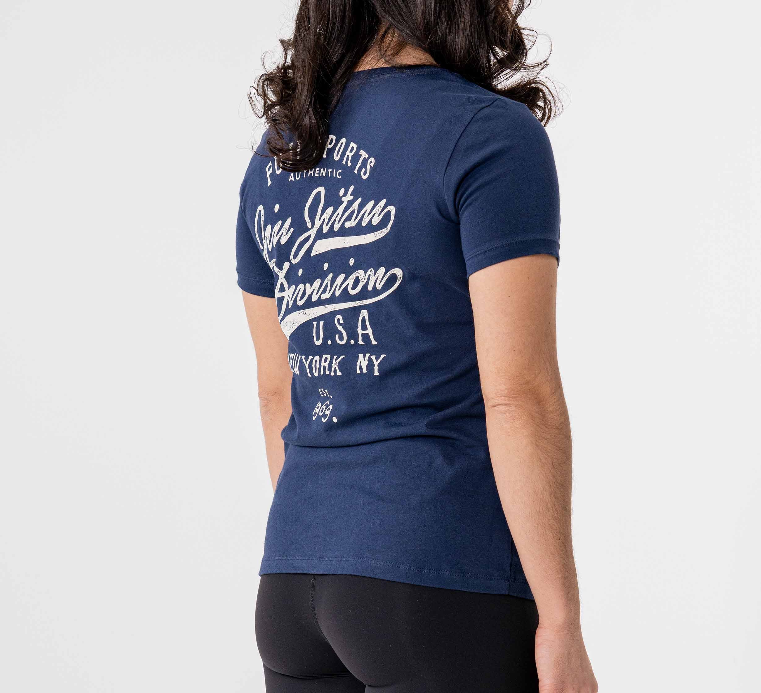 Womens Jiu Jitsu Flow T-Shirt Navy