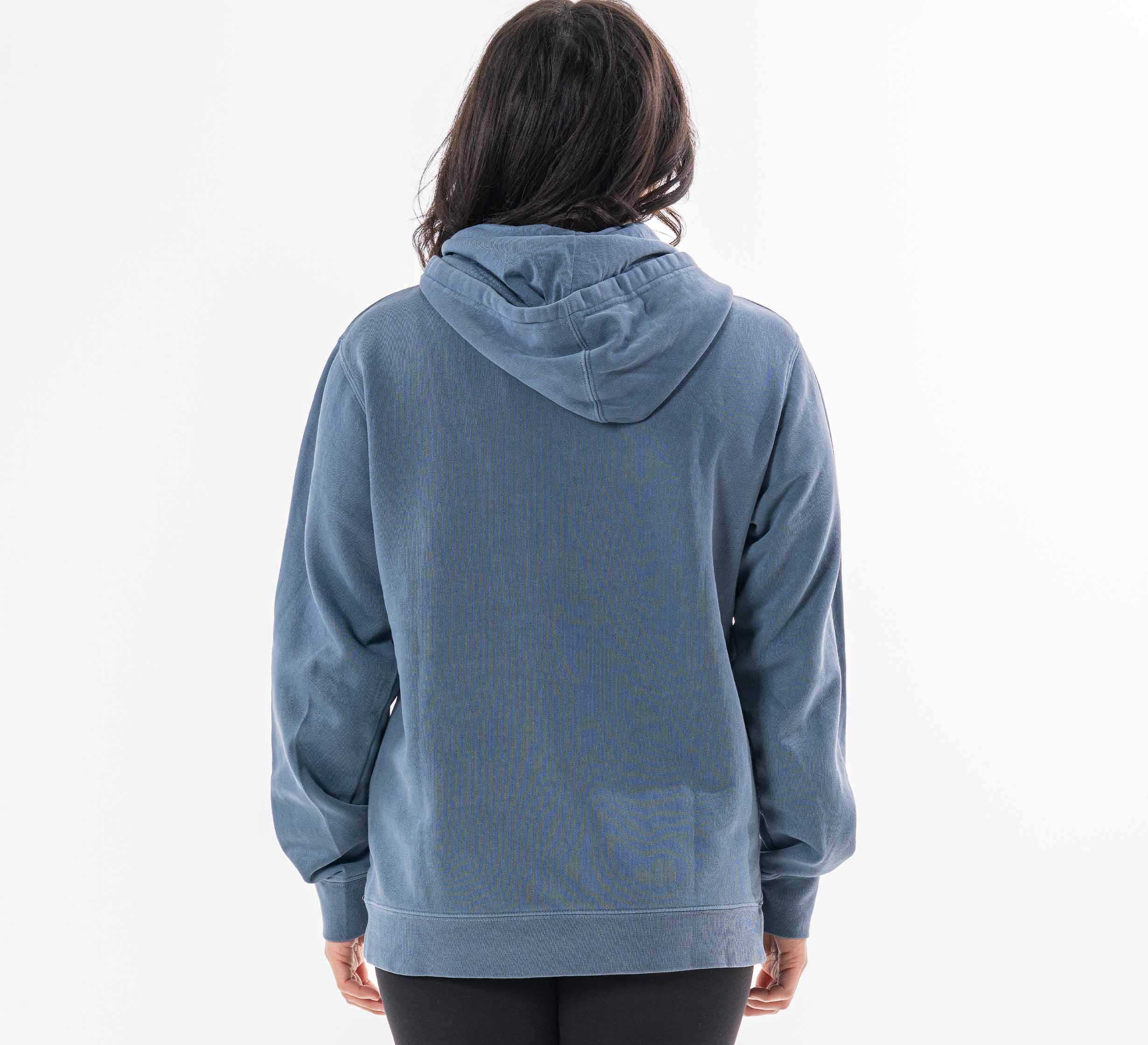 Womens Kanji Hoodie Blue