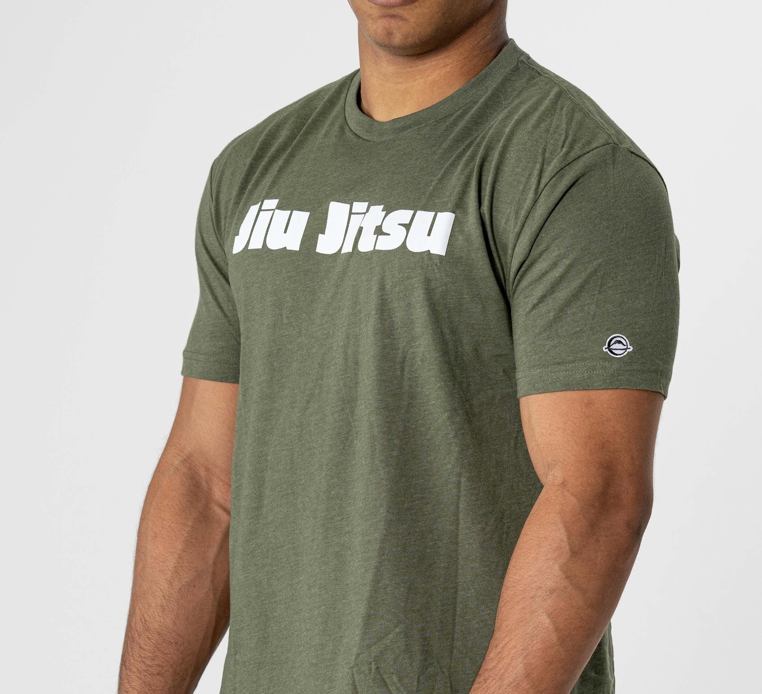 Jiu Jitsu Player T-Shirt Military Green