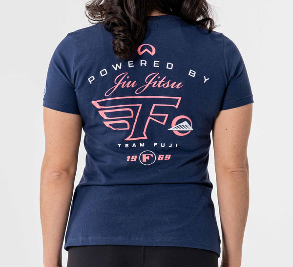 Womens Jiu Jitsu Flight T-Shirt Navy