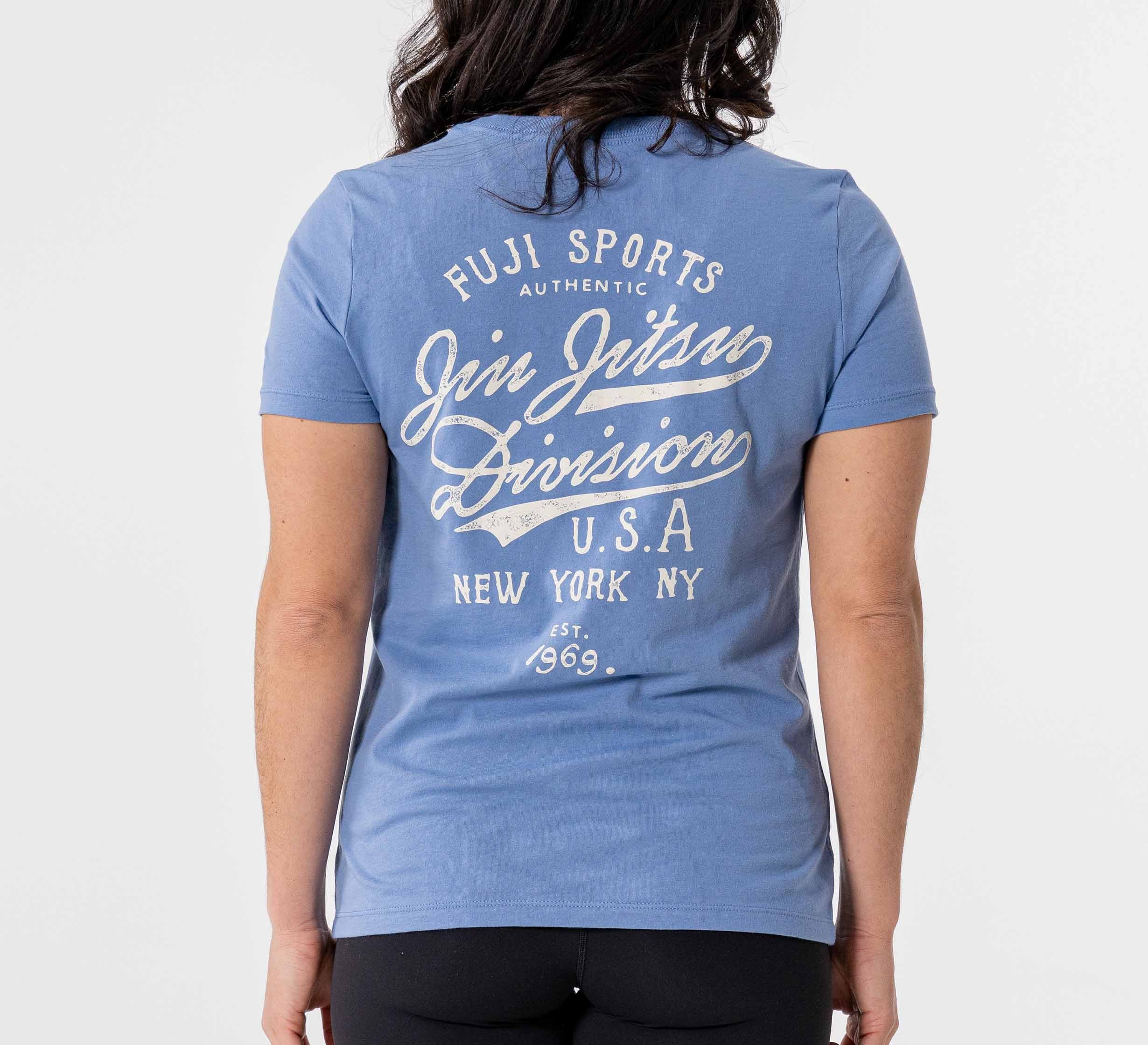 Womens Jiu Jitsu Flow T-Shirt Blue