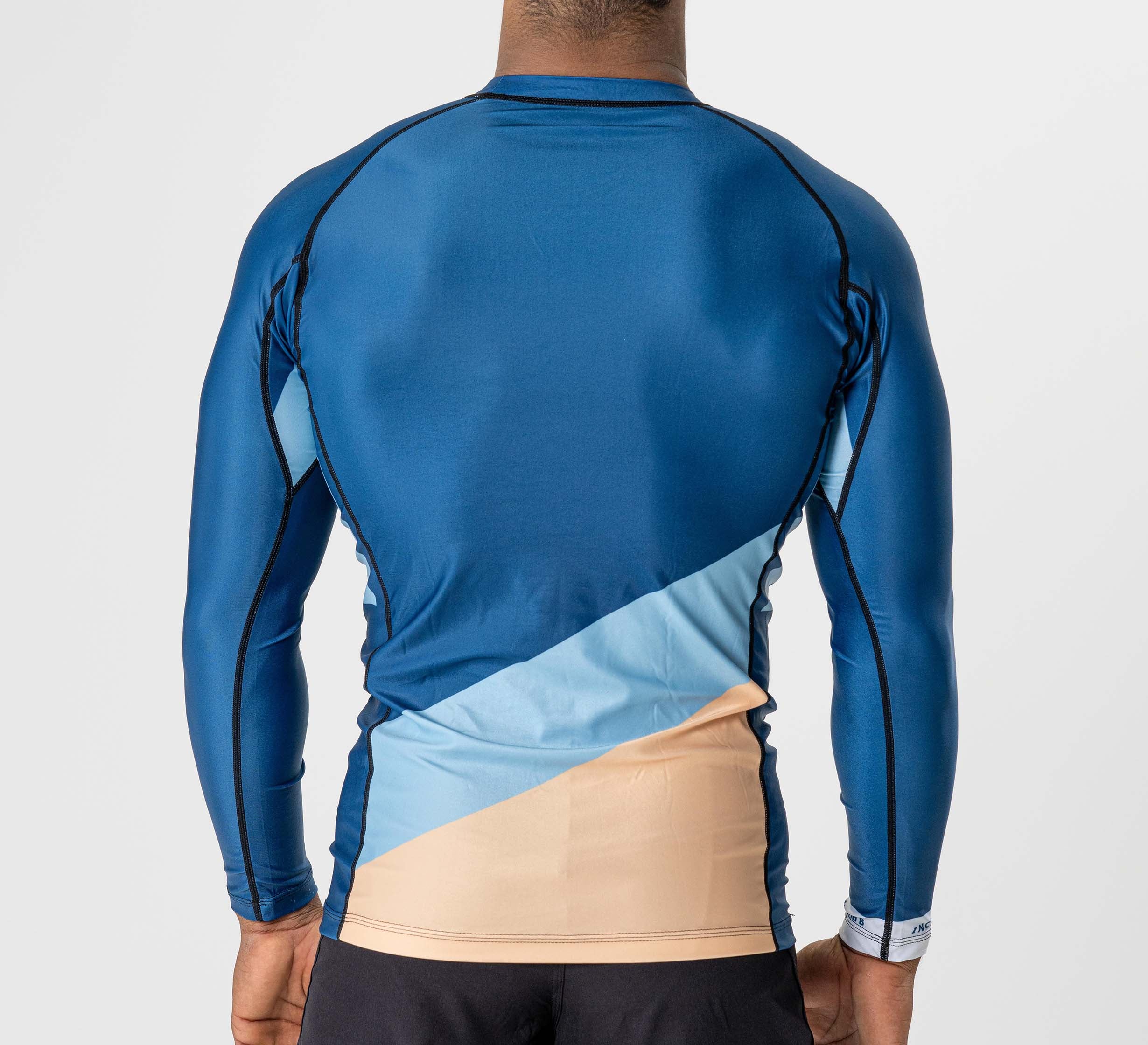 Pacer Flex Lite Long Sleeve Rashguard Blue/Gold