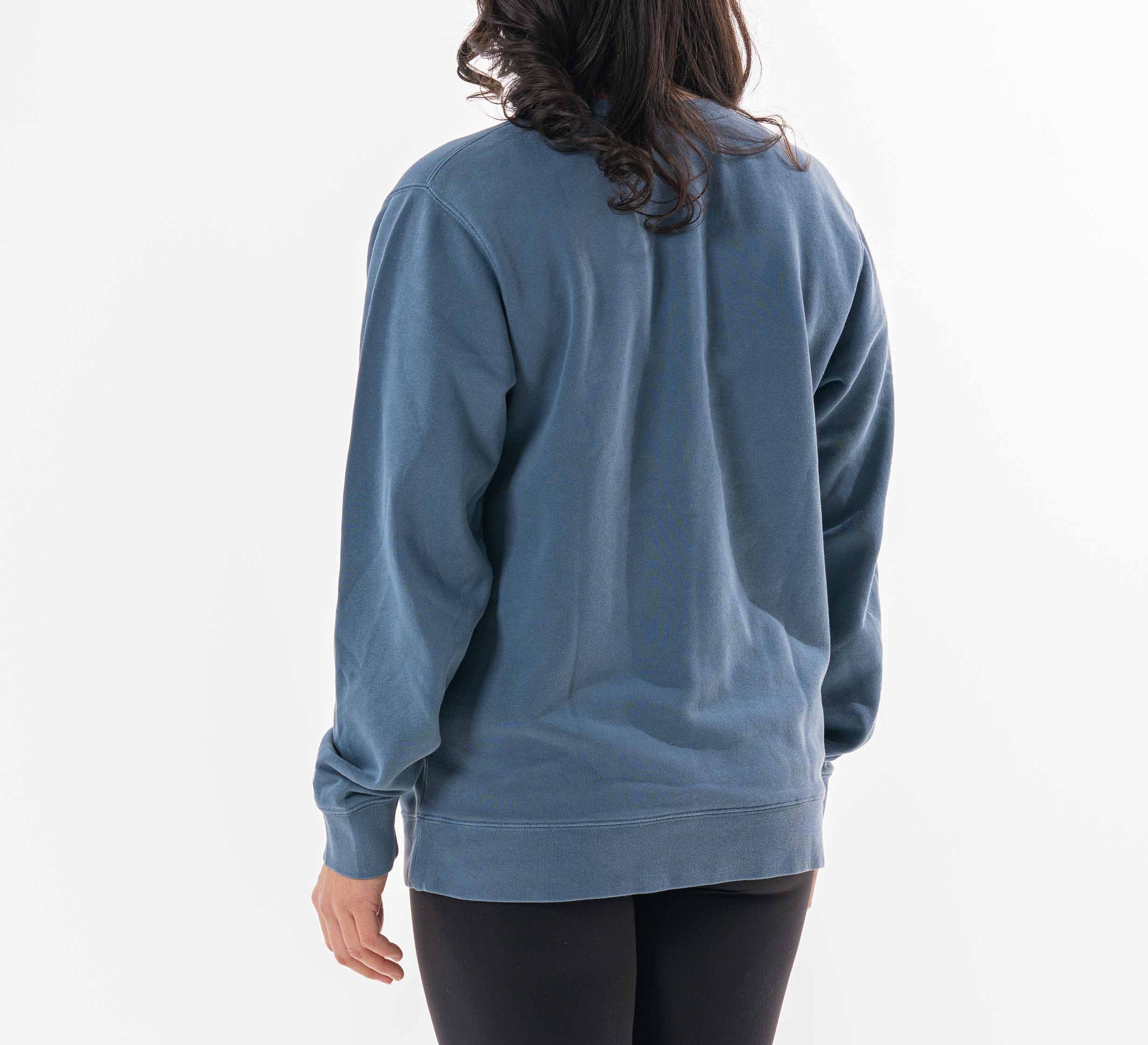 Womens Signature Crewneck Blue