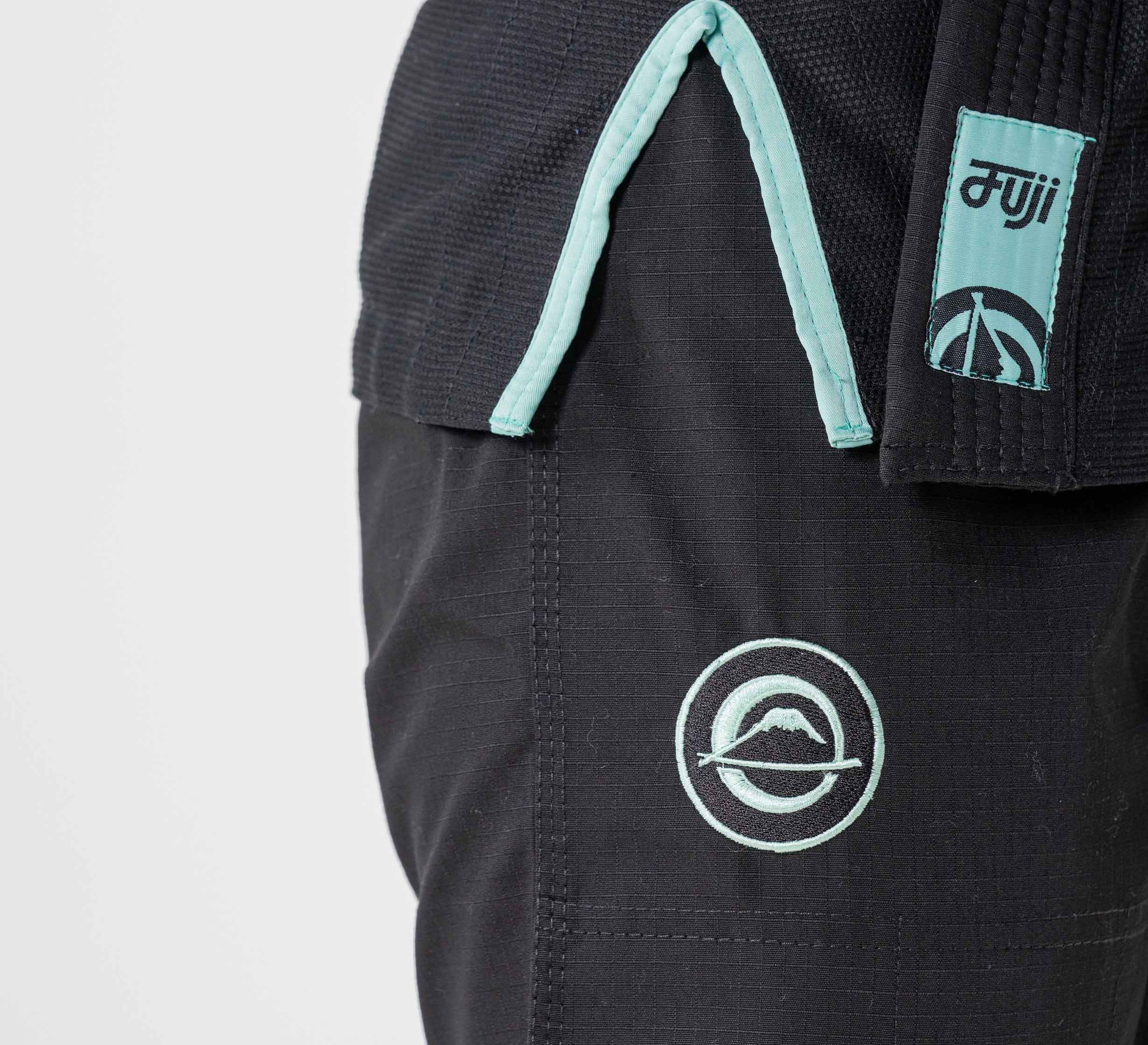 Womens Flow-Tech BJJ Gi Black/Mint