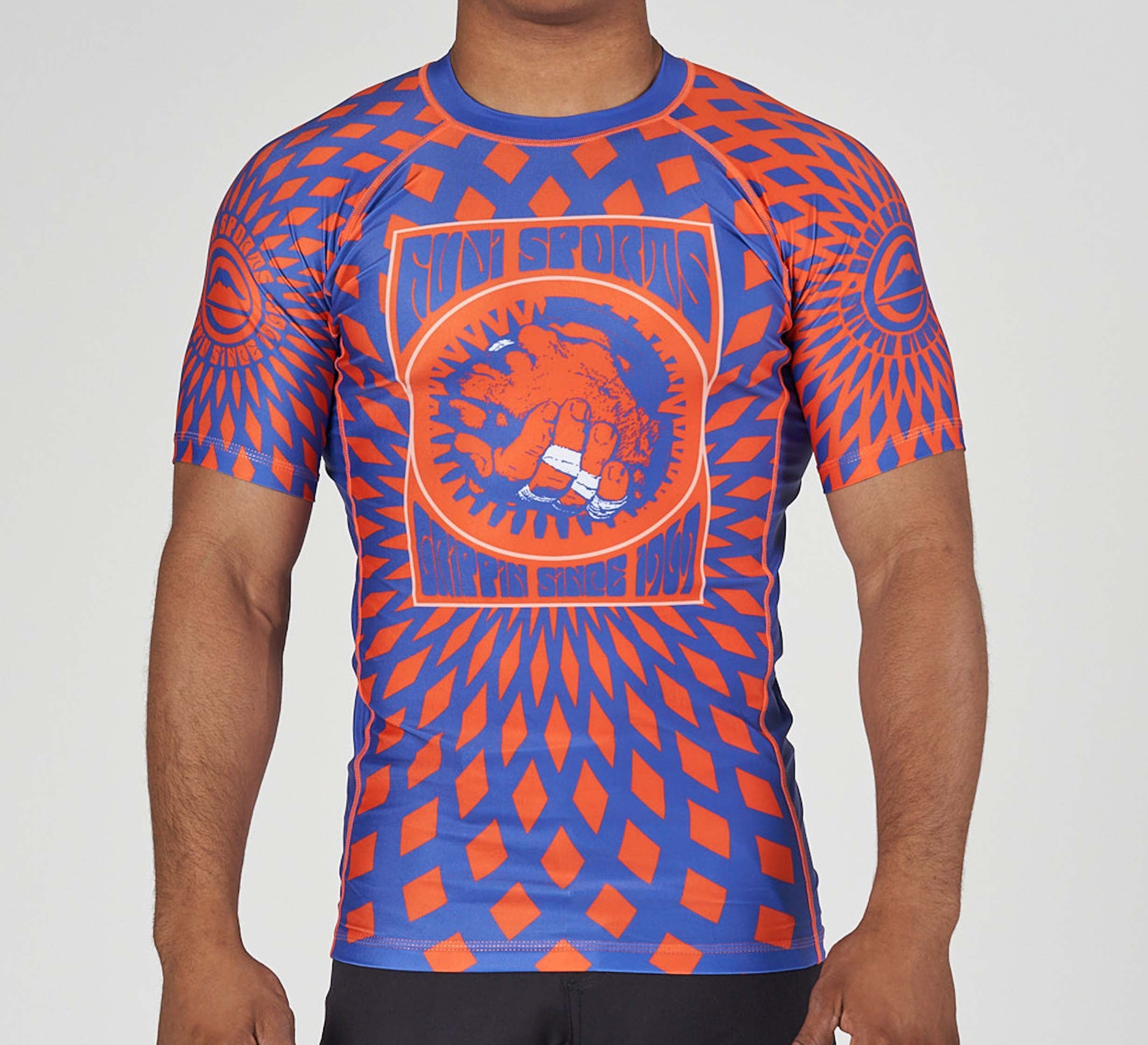 Psychedelic Flex Lite Rashguard Blue