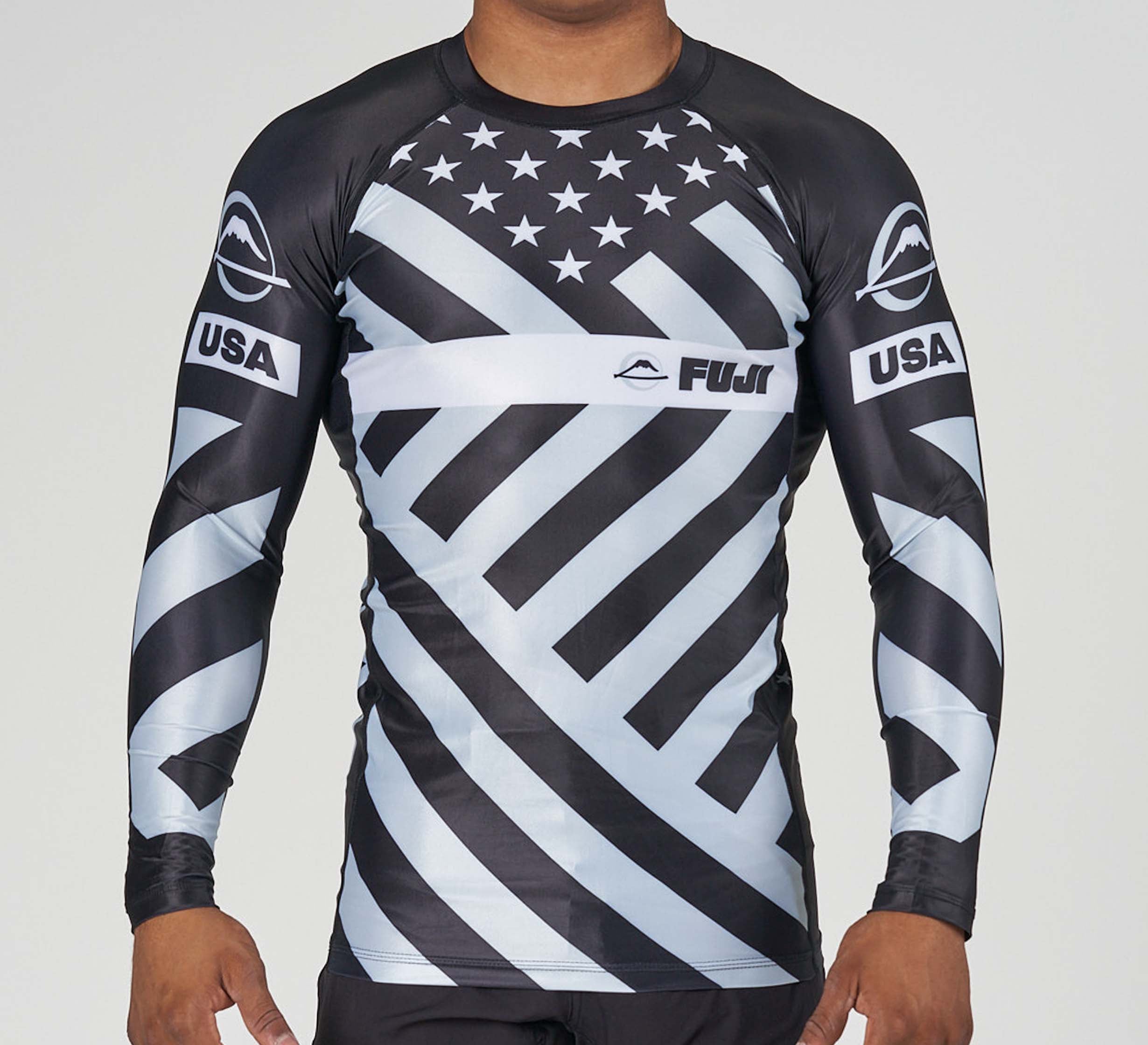 American Grappler Flex Lite Rashguard Black